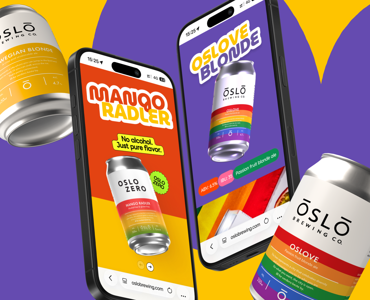 OsloBrewing Website — Интерфейсы на Dprofile