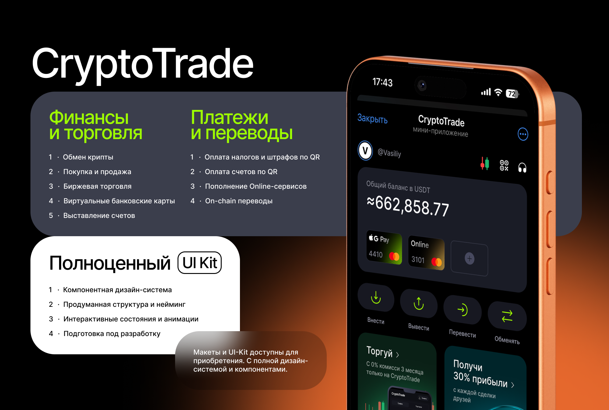 CryptoTrade — Изображение №2 — Интерфейсы на Dprofile