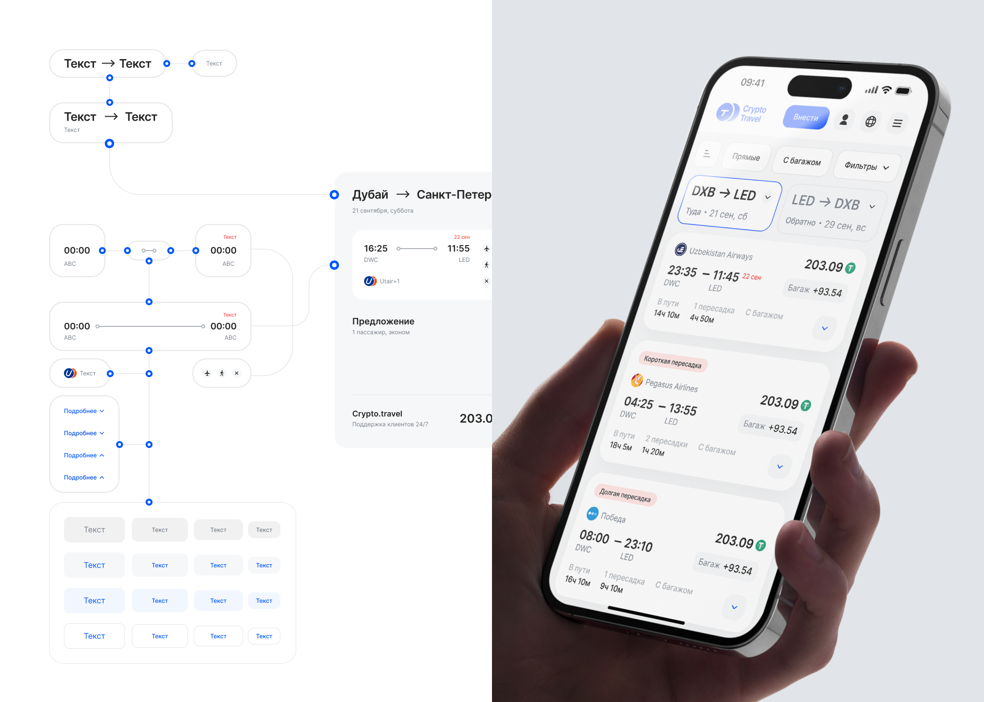CryptoTravel — Изображение №10 — Интерфейсы на Dprofile