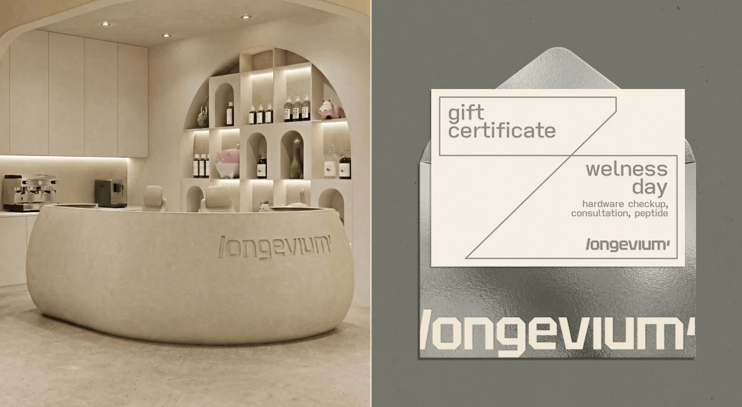 Longevium — айдентика клиники longevity-медицины в Дубае — Изображение №12 — Брендинг на Dprofile