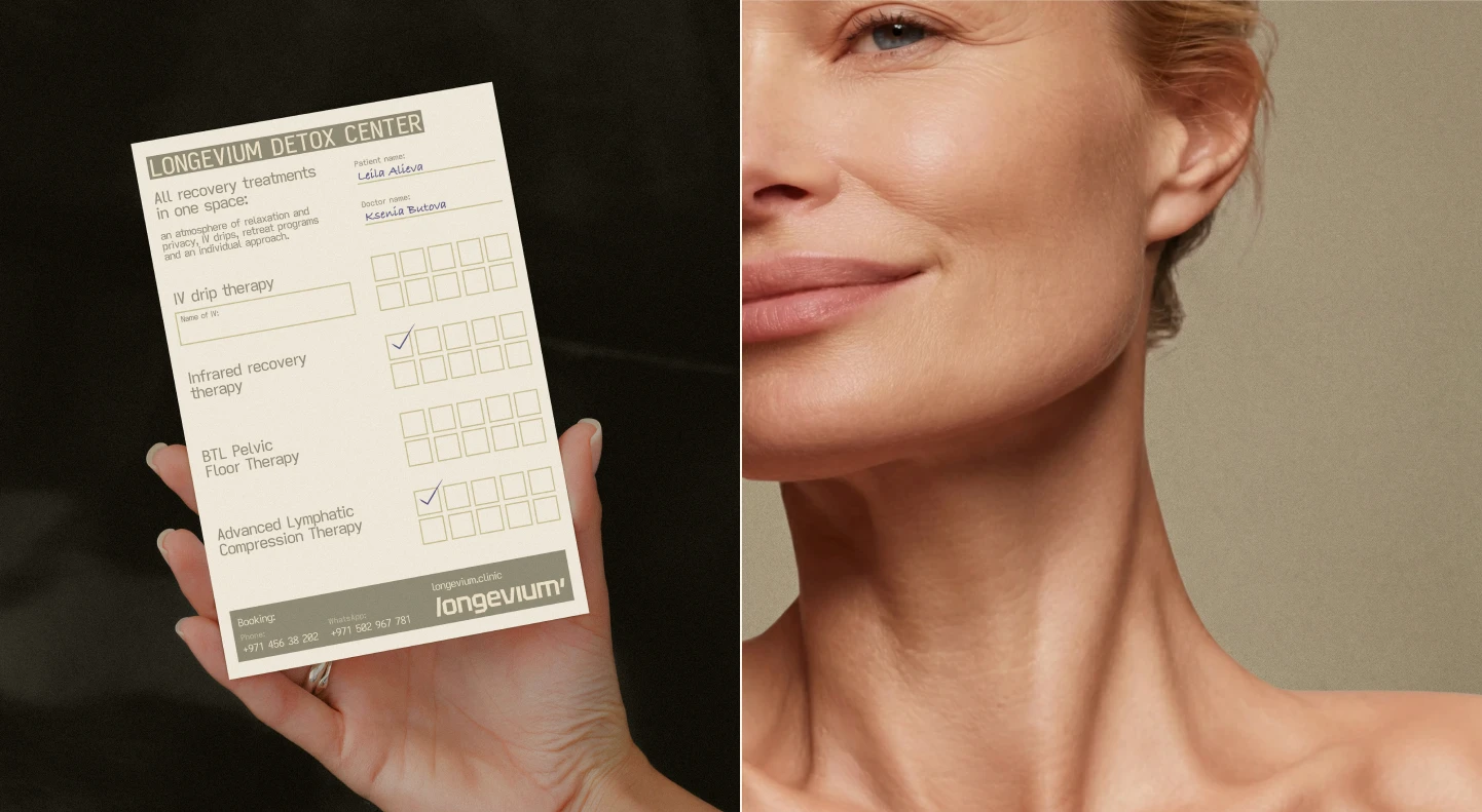Longevium — айдентика клиники longevity-медицины в Дубае — Изображение №15 — Брендинг на Dprofile