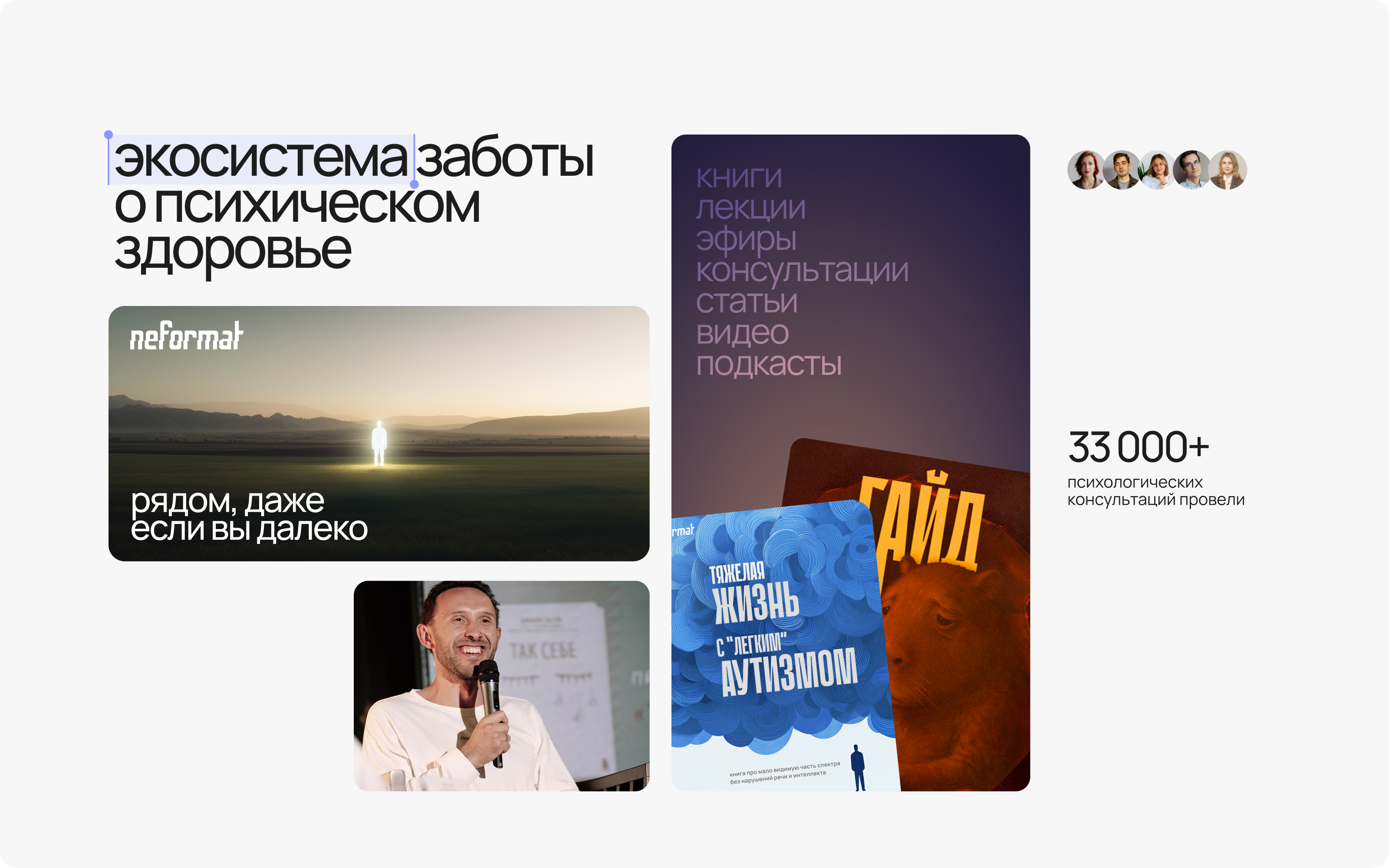 Neformat — заботливый UX для тех, кому нужна помощь — Изображение №2 — Интерфейсы на Dprofile