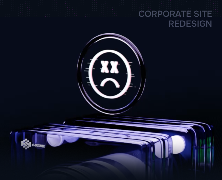 C-SCORE — дизайн сайта для AI anti-fraud платформы для iGam… на Dprofile