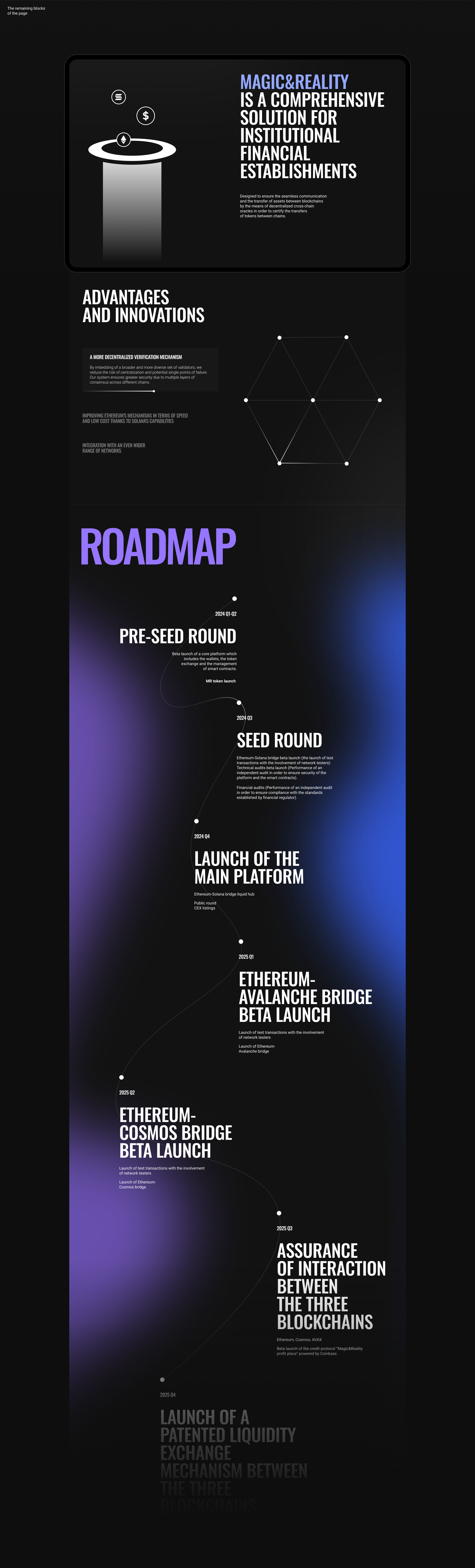 Рекламная страница сервиса Magic&reality (2024) — Изображение №2 — Интерфейсы на Dprofile