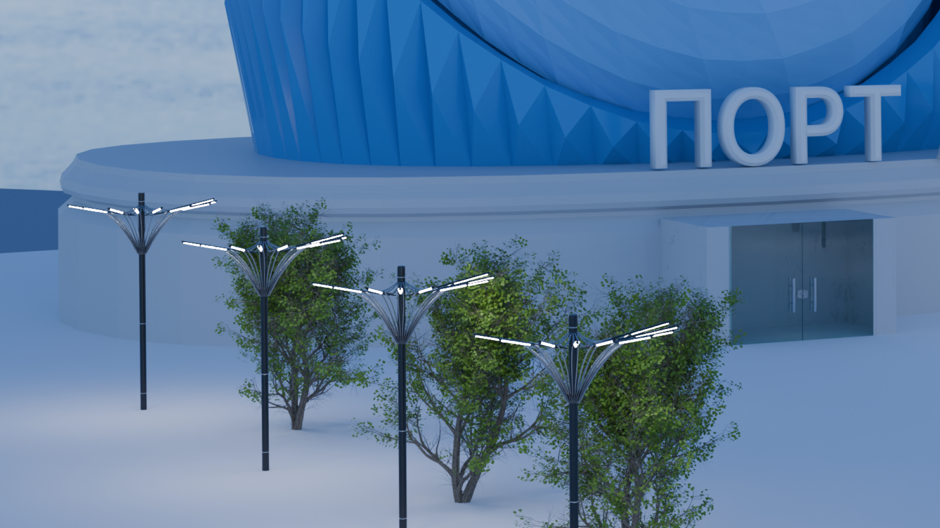 Ледовый комплекс ПОРТ АРЕНА — Изображение №3 — Графика, 3D на Dprofile