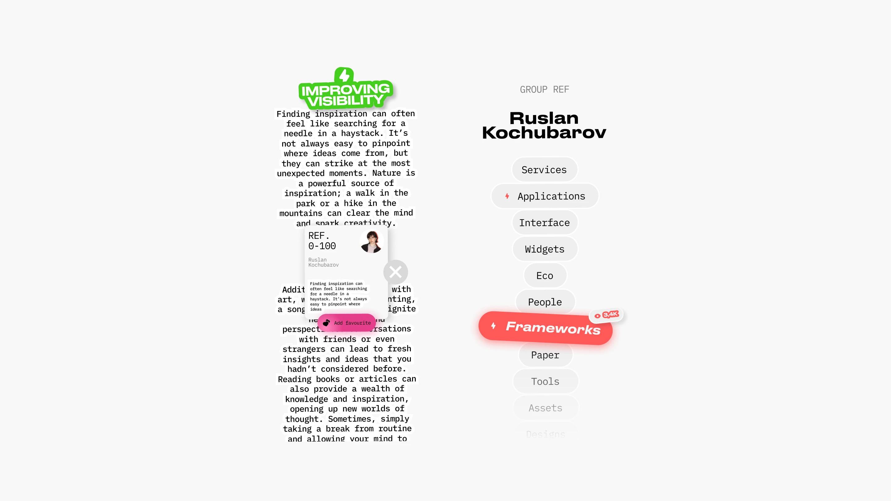 Make designs you enjoy — Изображение №15 — Интерфейсы на Dprofile