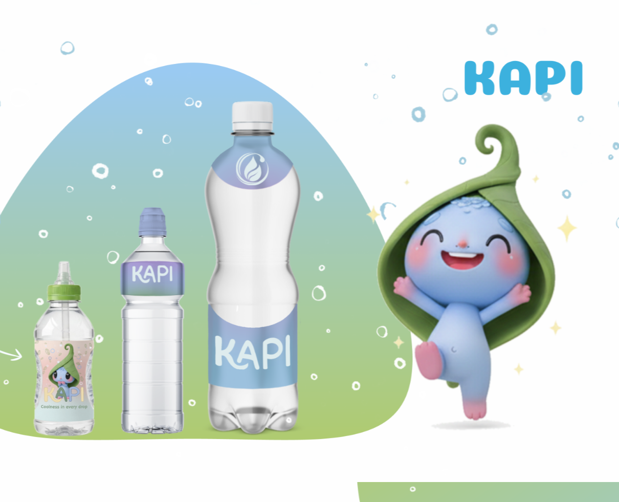 Бренд персонаж  для бренда воды "KAPI" — Брендинг, Нейро на Dprofile
