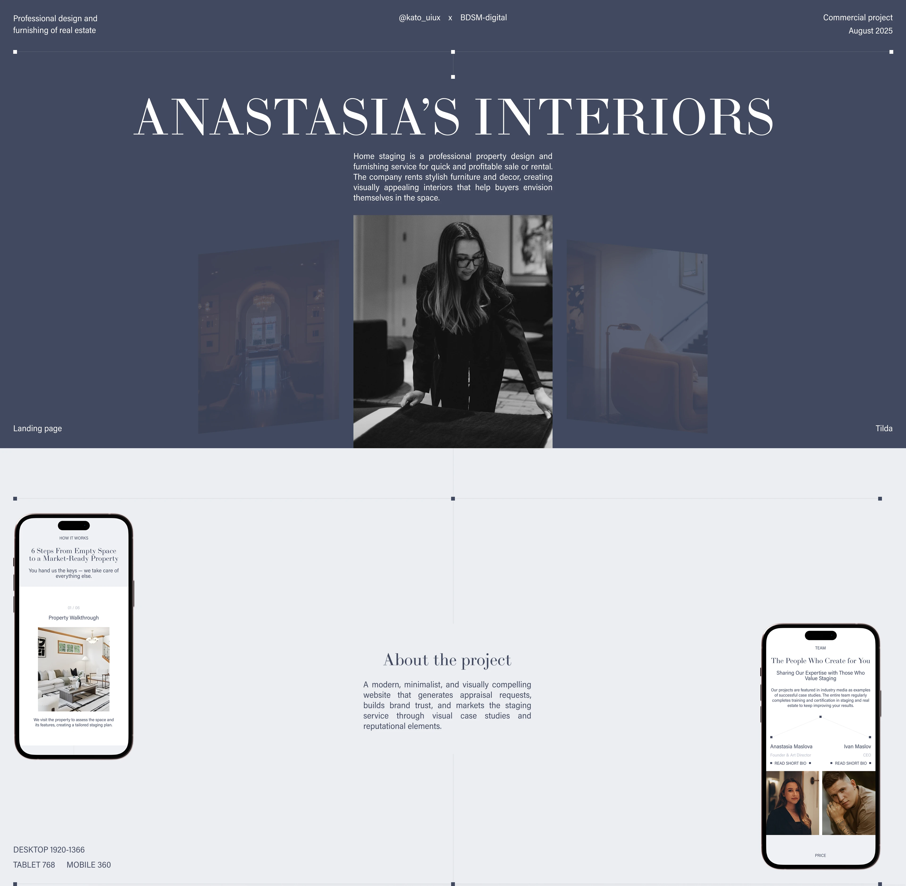 Home Staging / Дизайн интерьера — Изображение №1 — Интерфейсы, Брендинг на Dprofile