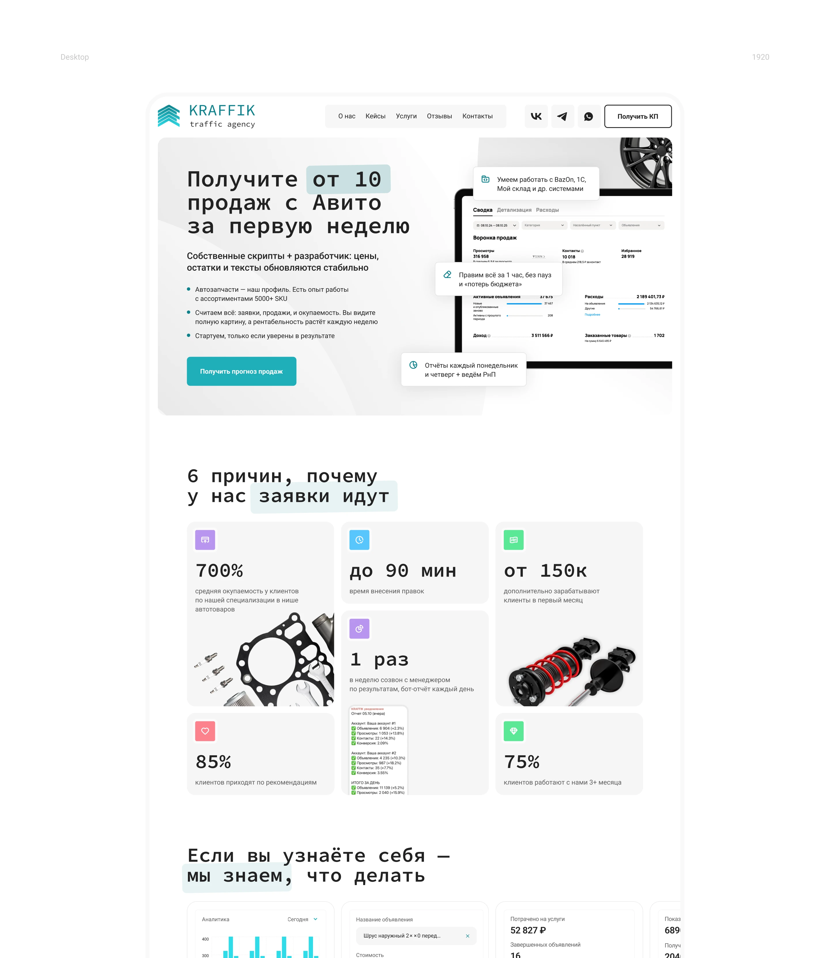 KRAFFIK agency — Изображение №2 — Интерфейсы на Dprofile