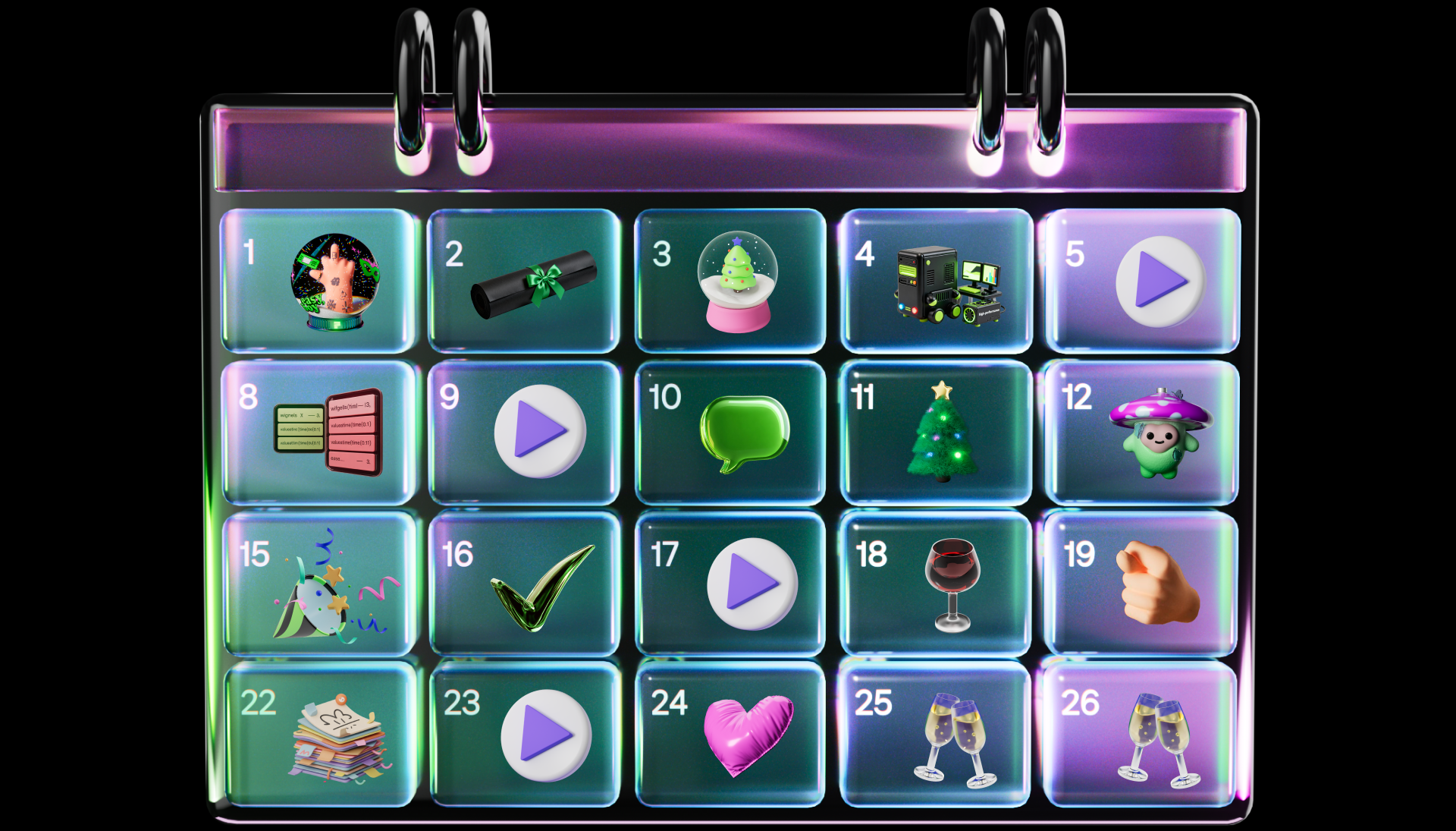 Диджитал Адвент-календарь | 1:30 Studio — Изображение №3 — Иллюстрация, Анимация на Dprofile