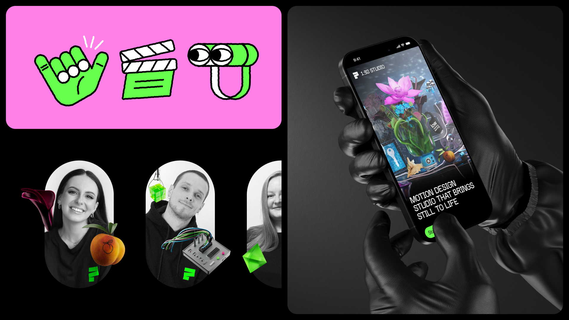 Website 1:30 Studio — Изображение №3 — Интерфейсы, Иллюстрация на Dprofile