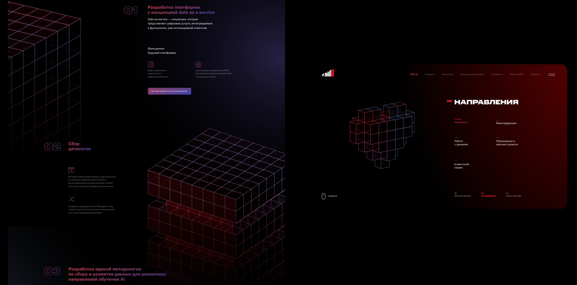 Сайт МТС Ai — Изображение №16 — Интерфейсы, Брендинг на Dprofile