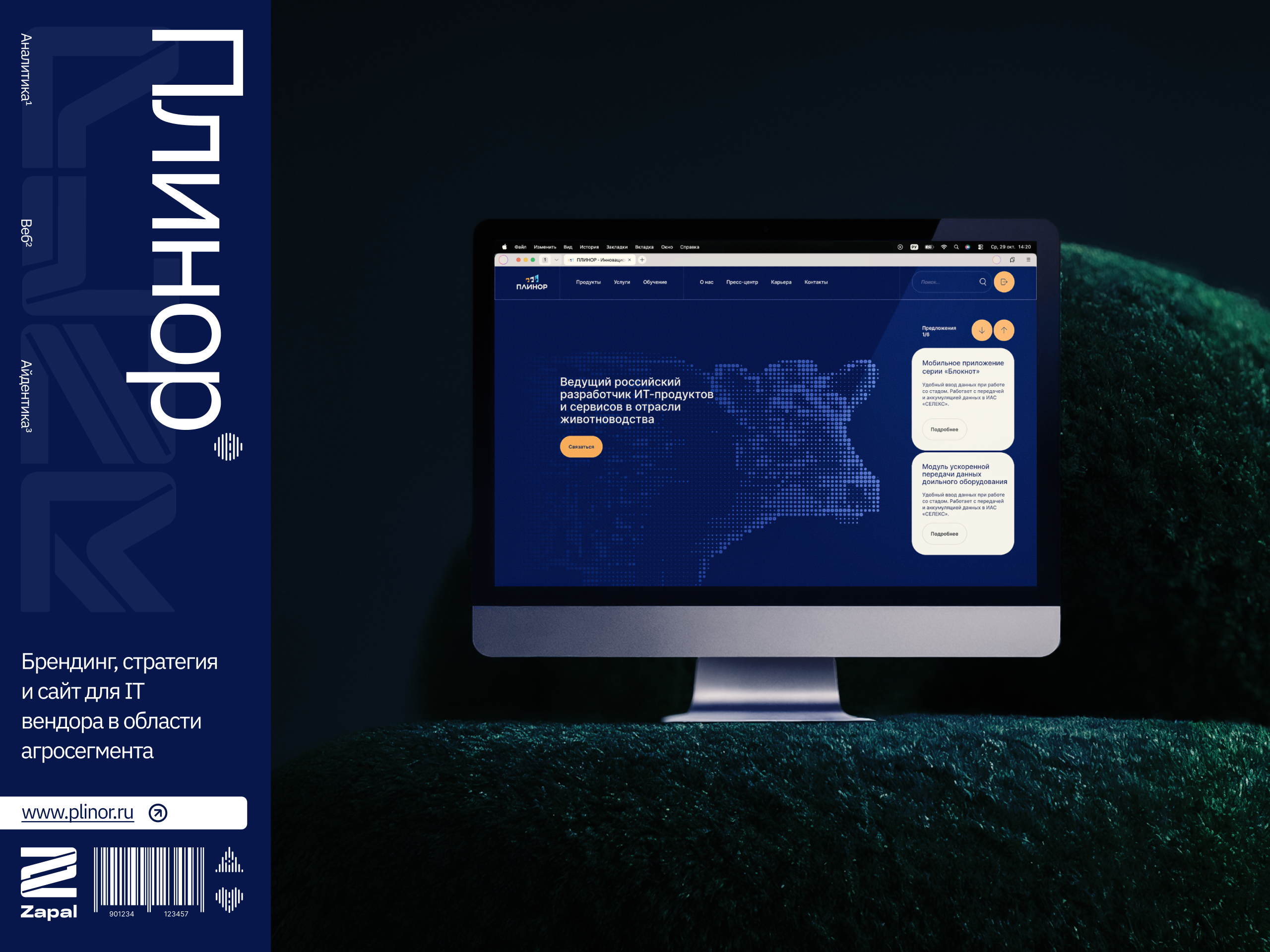 Плинор // Брендинг и сайт IT-вендора — Изображение №1 — Интерфейсы, Брендинг на Dprofile