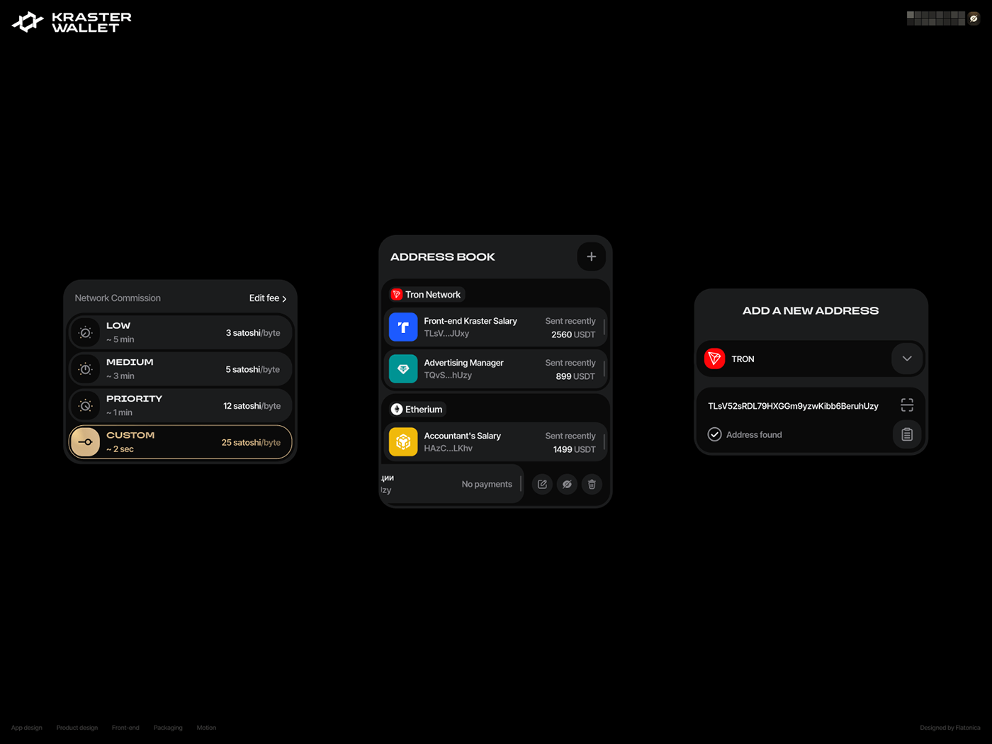 Kraster Wallet® · 3D Motion Renewal — Изображение №19 — Интерфейсы, Анимация на Dprofile