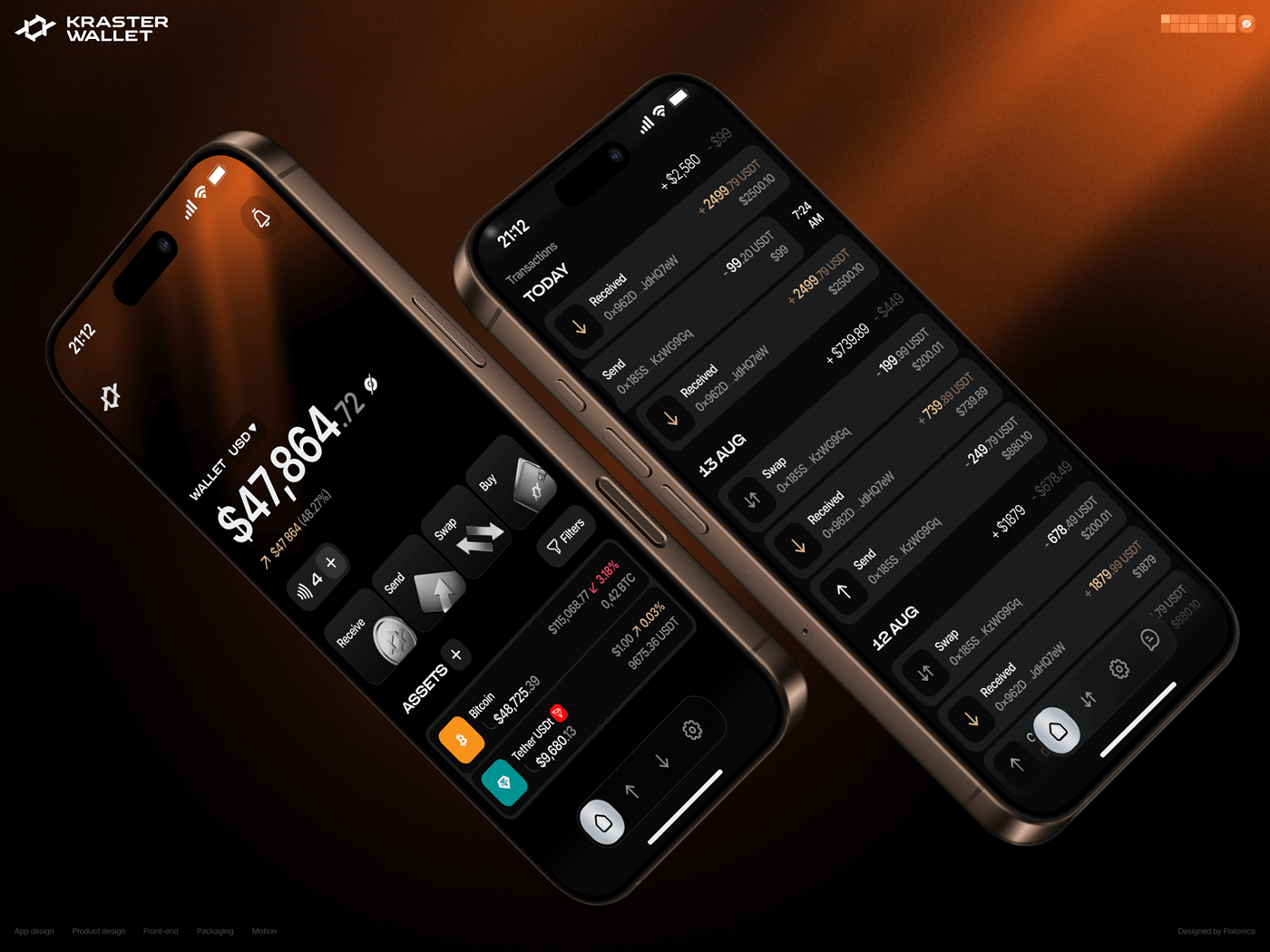 Kraster Wallet® · 3D Motion Renewal — Изображение №21 — Интерфейсы, Анимация на Dprofile