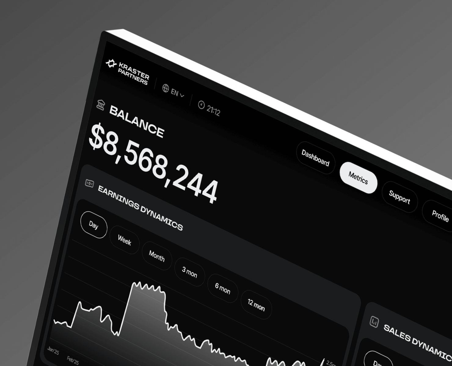 Kraster Wallet® · 3D Motion Renewal — Интерфейсы, Анимация на Dprofile