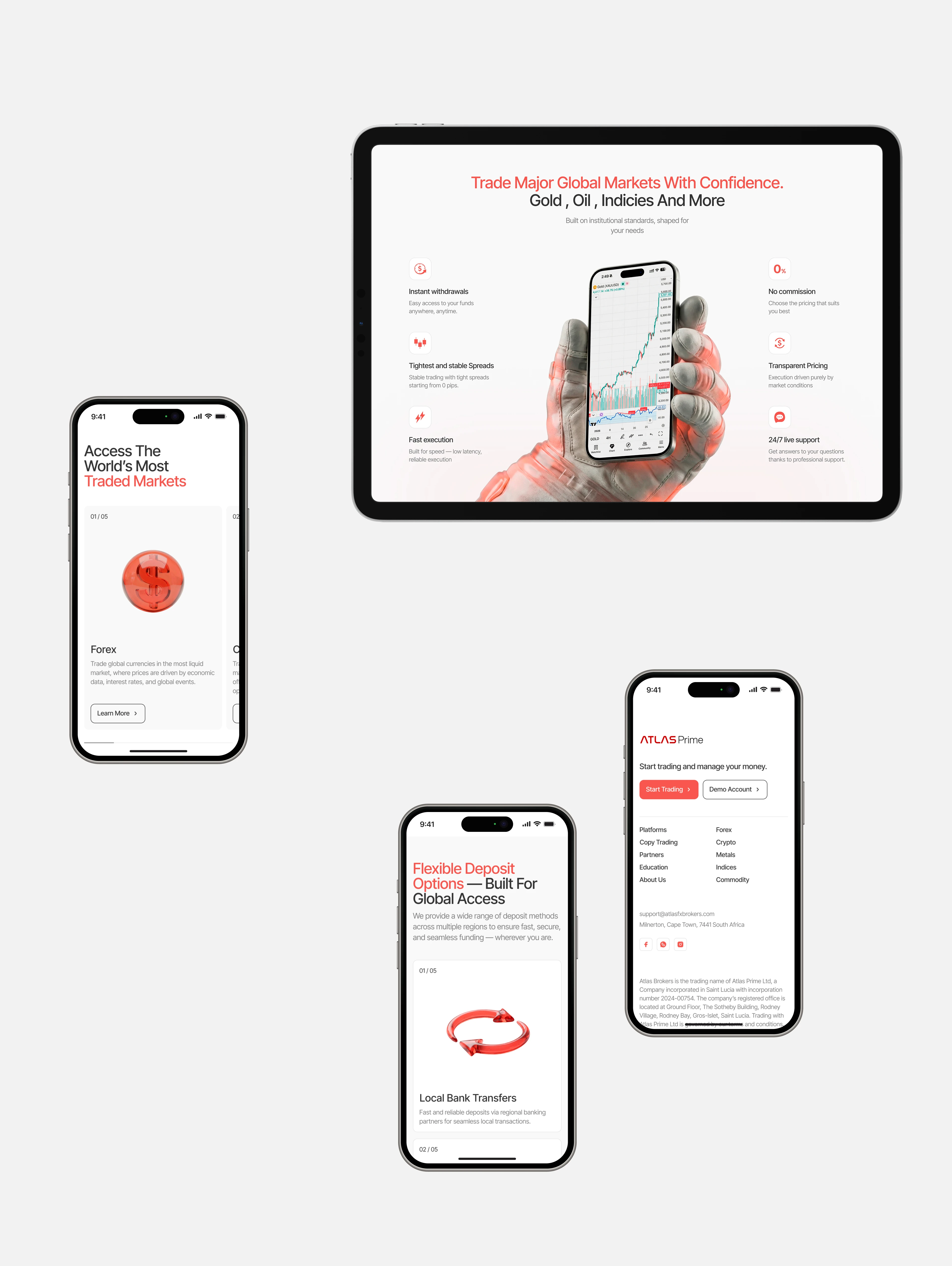 Atlas Prime. Broker. Corporate website — Изображение №3 — Интерфейсы, Нейро на Dprofile