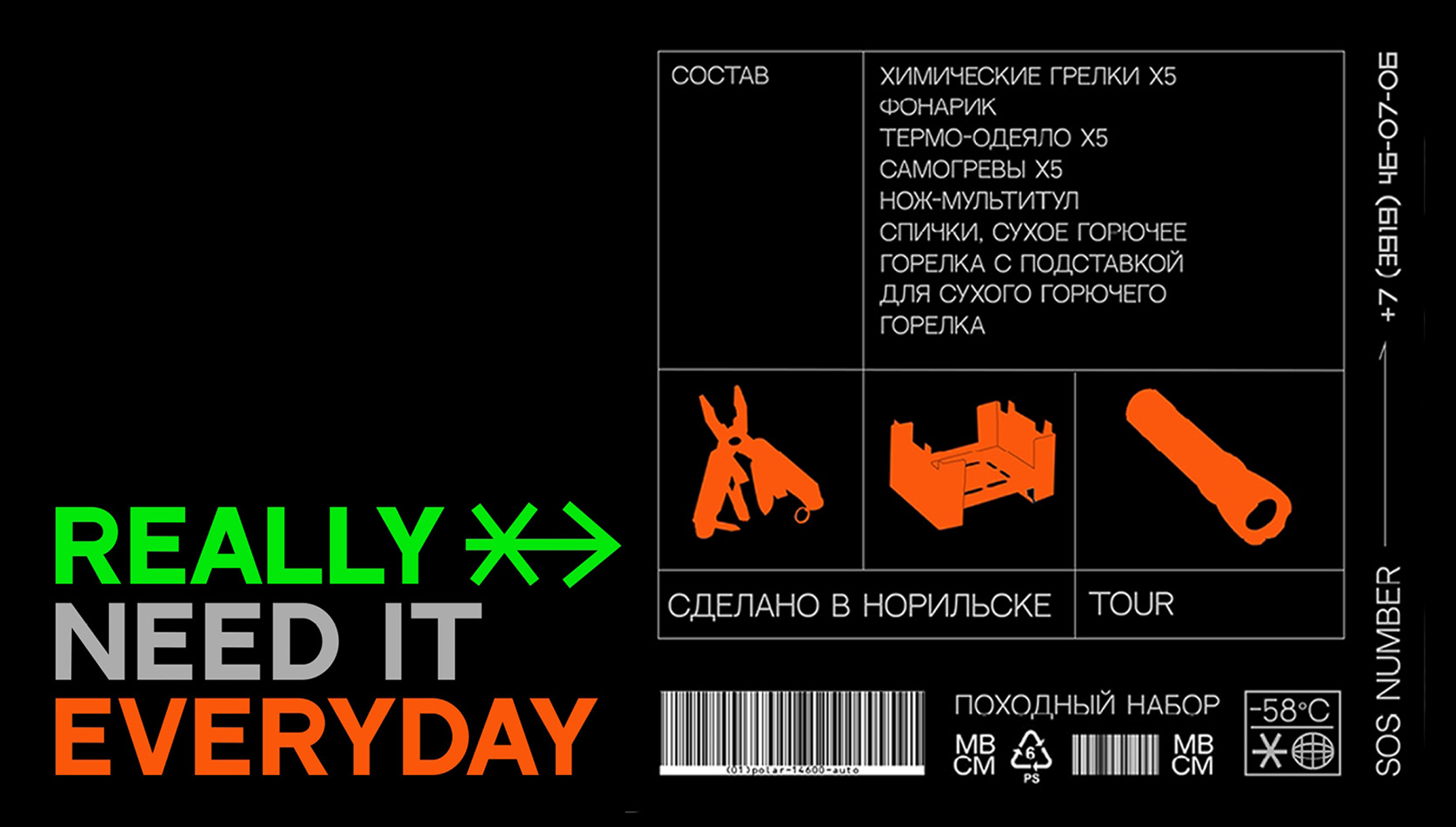 Упаковка. Наборы для экстремальных ситуаций — Изображение №3 — Брендинг, Графика на Dprofile