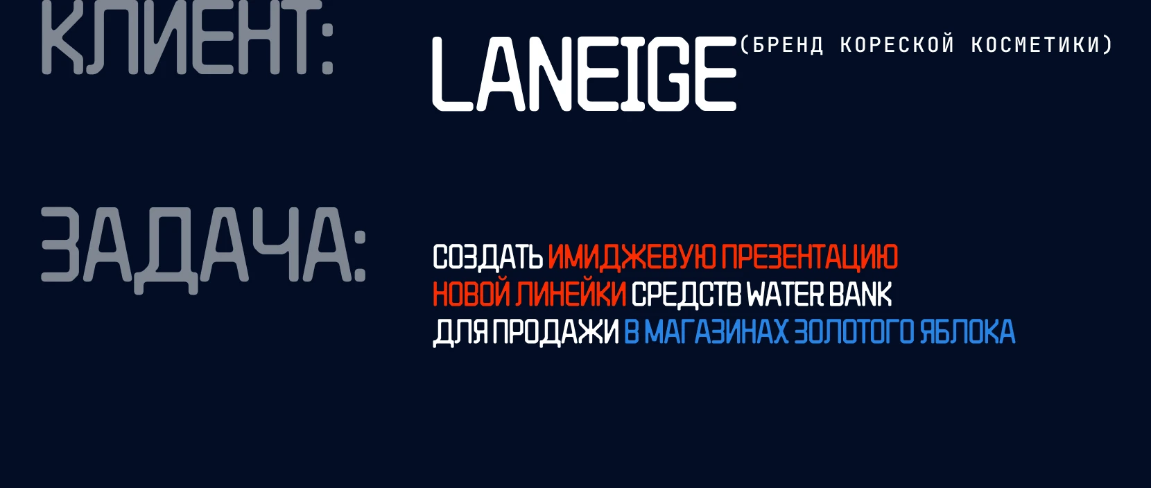 Имиджевая презентация «Laneige» — Изображение №4 — Маркетинг, Нейро на Dprofile