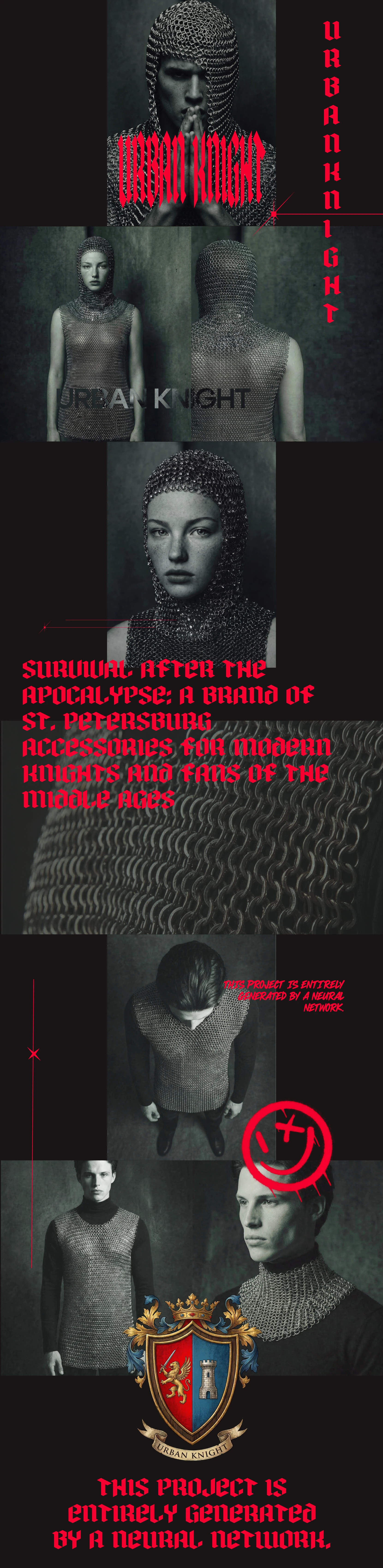 ИИ фотосессия „Urban knight“ — Изображение №1 — Иллюстрация, Маркетинг на Dprofile