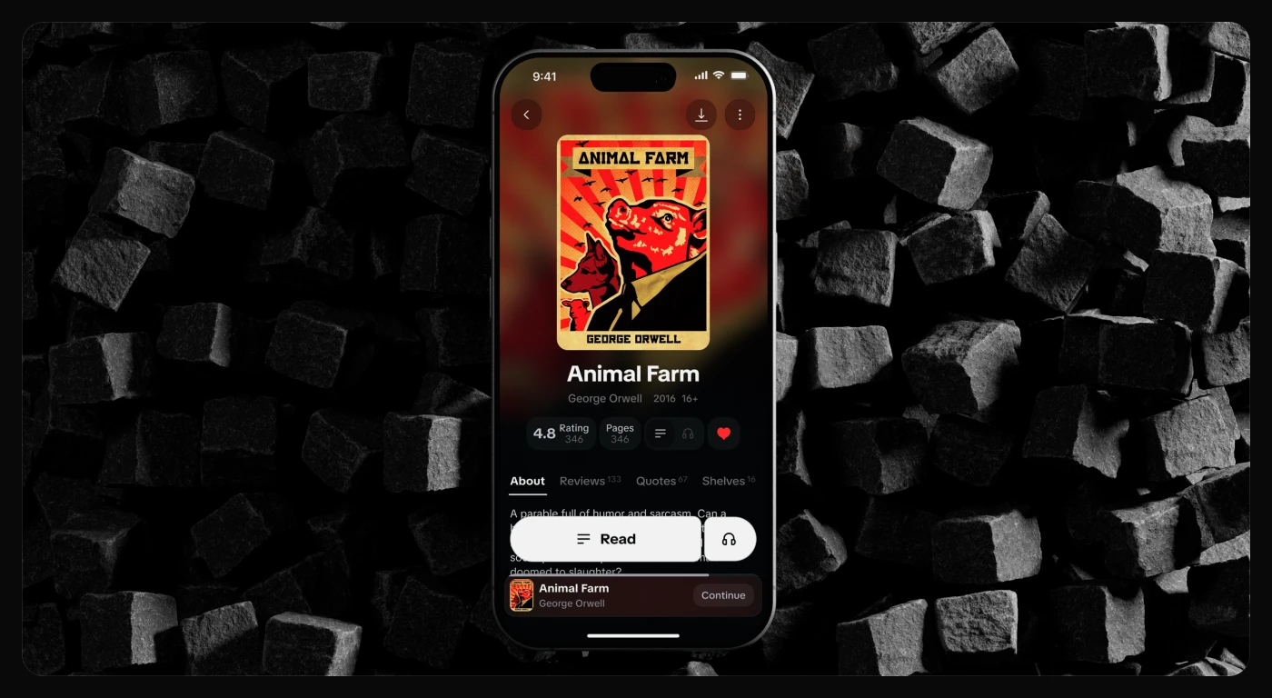 Мобильное приложение для чтения — Изображение №4 — Интерфейсы на Dprofile