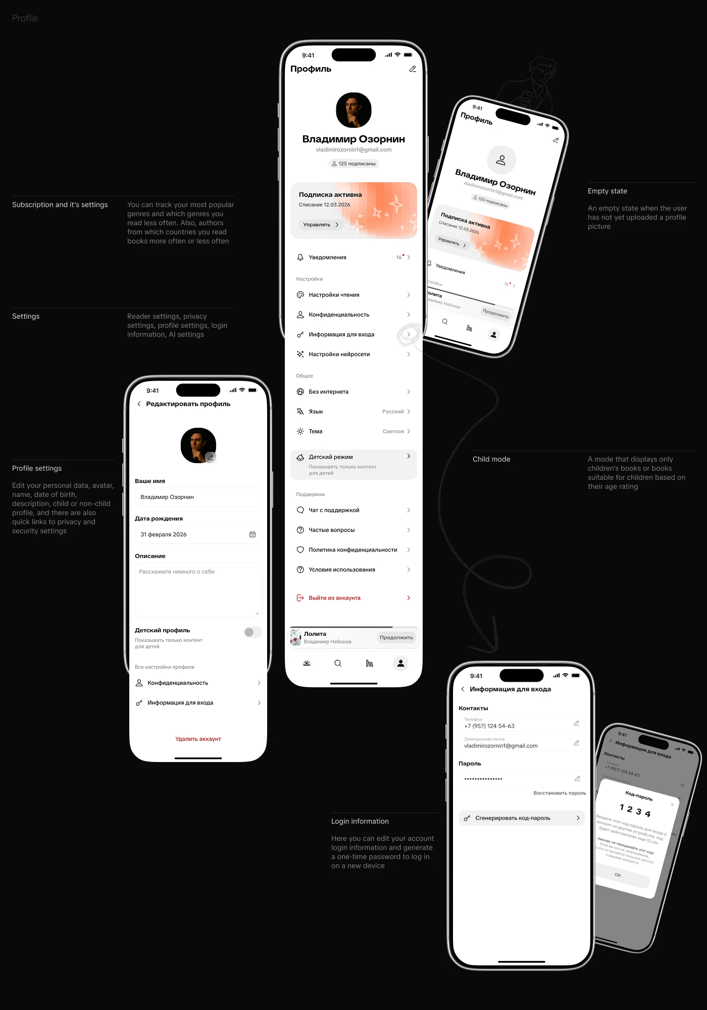 Мобильное приложение для чтения — Изображение №22 — Интерфейсы на Dprofile