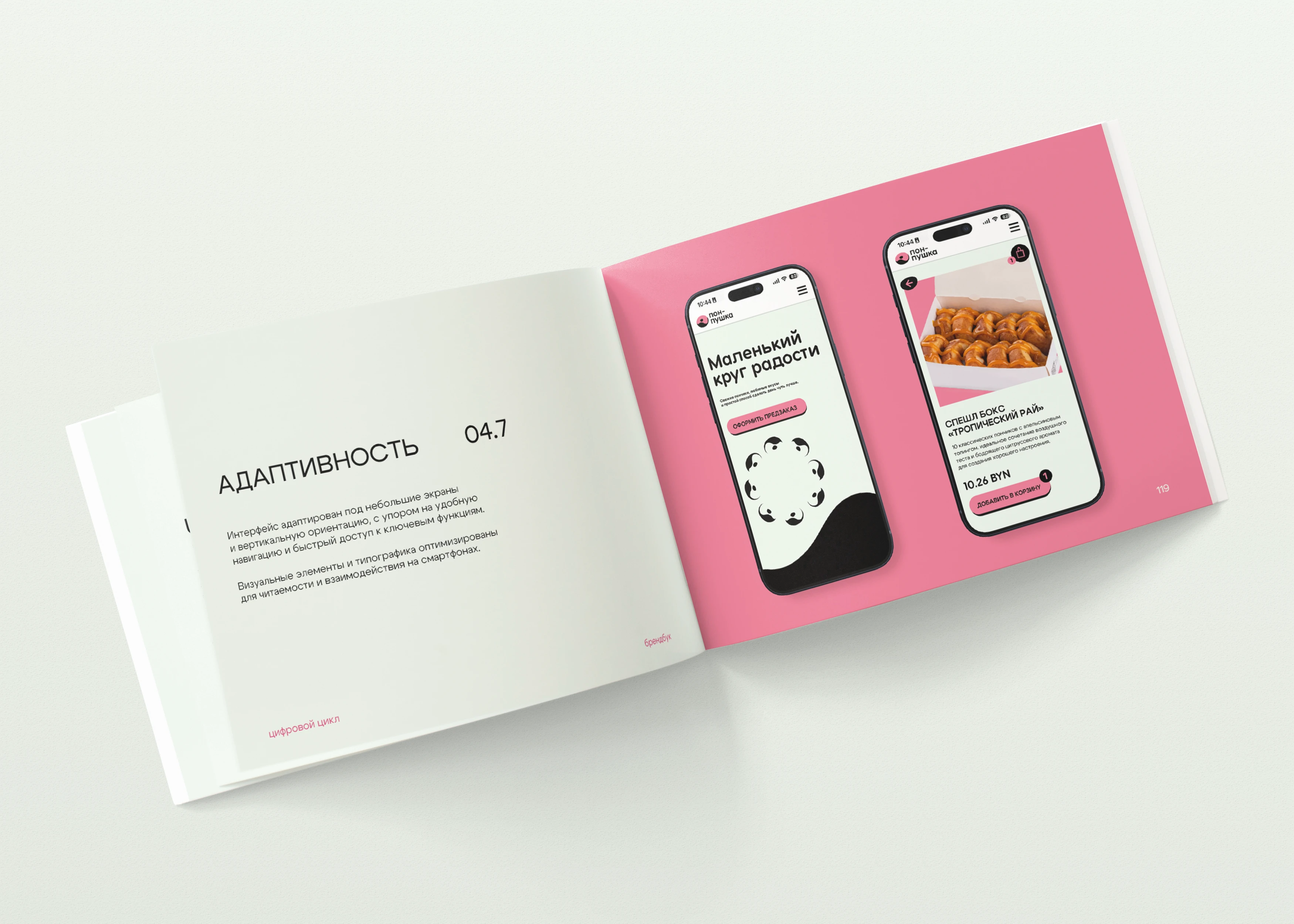 пон-пушка/ребрендинг сети пончиковых — Изображение №22 — Брендинг на Dprofile