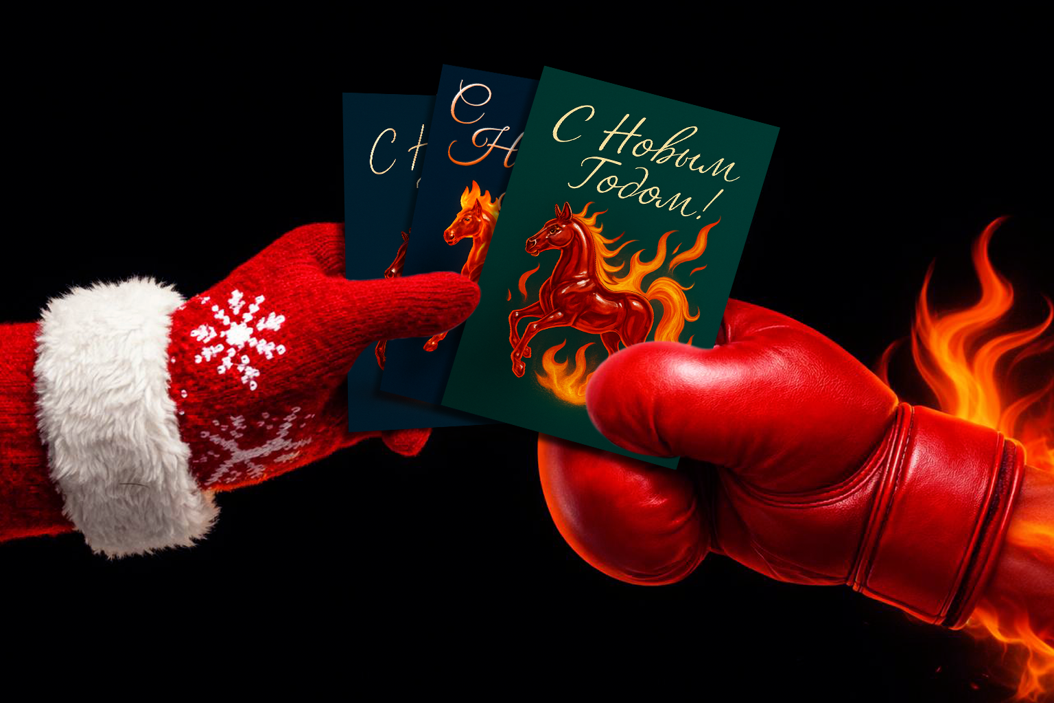 2026 // Horse On Fire — Изображение №2 — Иллюстрация, Графика на Dprofile