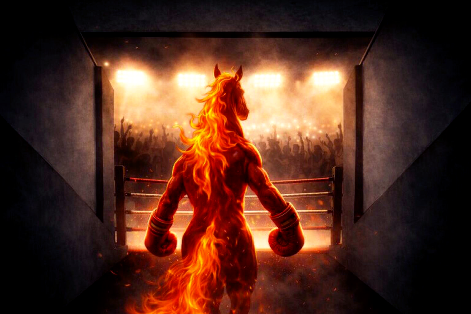 2026 // Horse On Fire — Изображение №3 — Иллюстрация, Графика на Dprofile