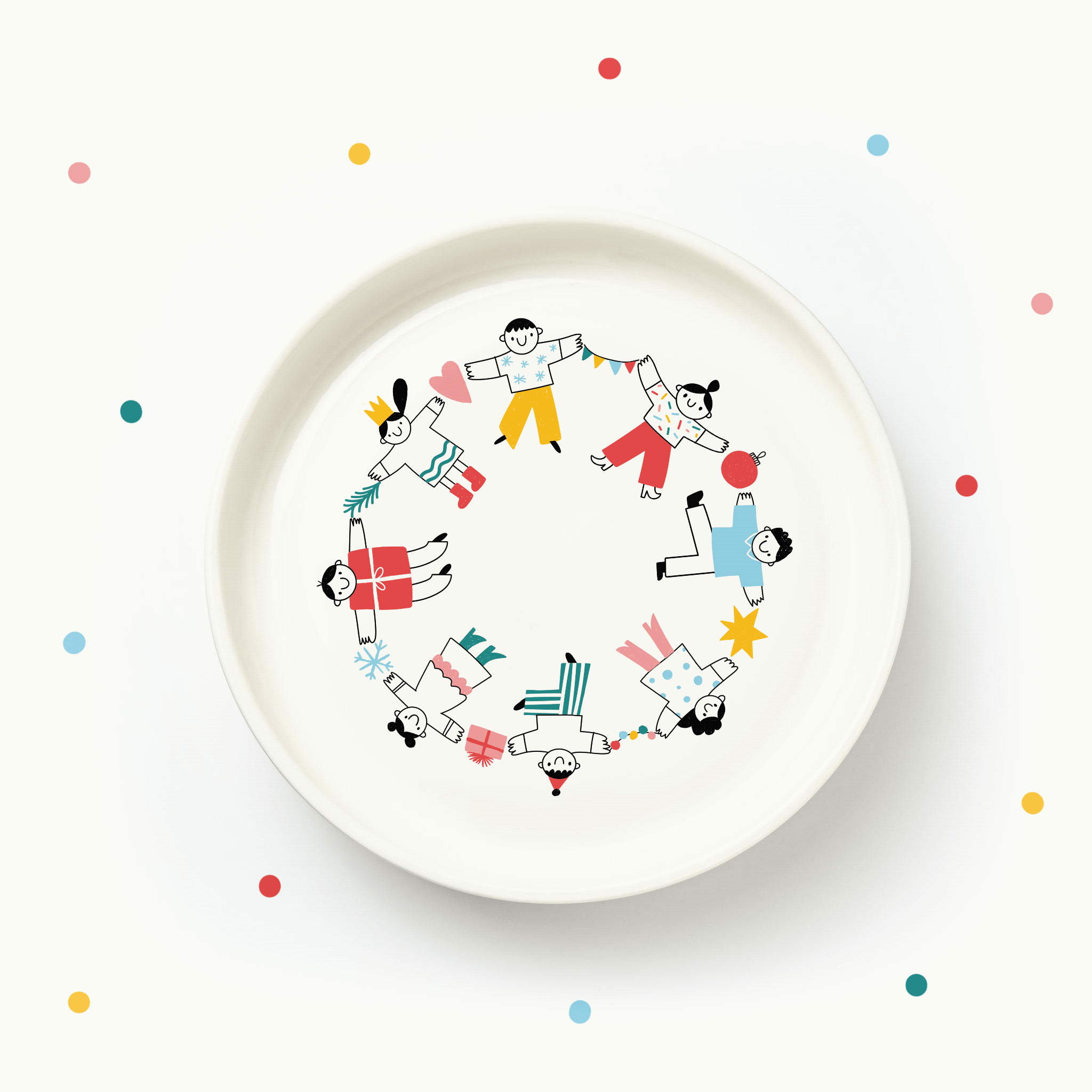 Принт ХОРОВОД для керамики JULNIKA — Изображение №7 — Иллюстрация, Графика на Dprofile