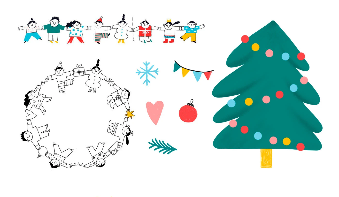 Принт ХОРОВОД для керамики JULNIKA — Изображение №4 — Иллюстрация, Графика на Dprofile