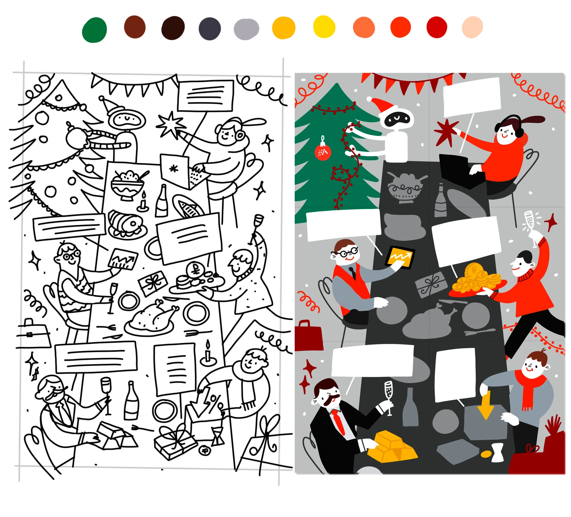 Иллюстрация для «Альфа-Капитал» — Изображение №4 — Иллюстрация на Dprofile