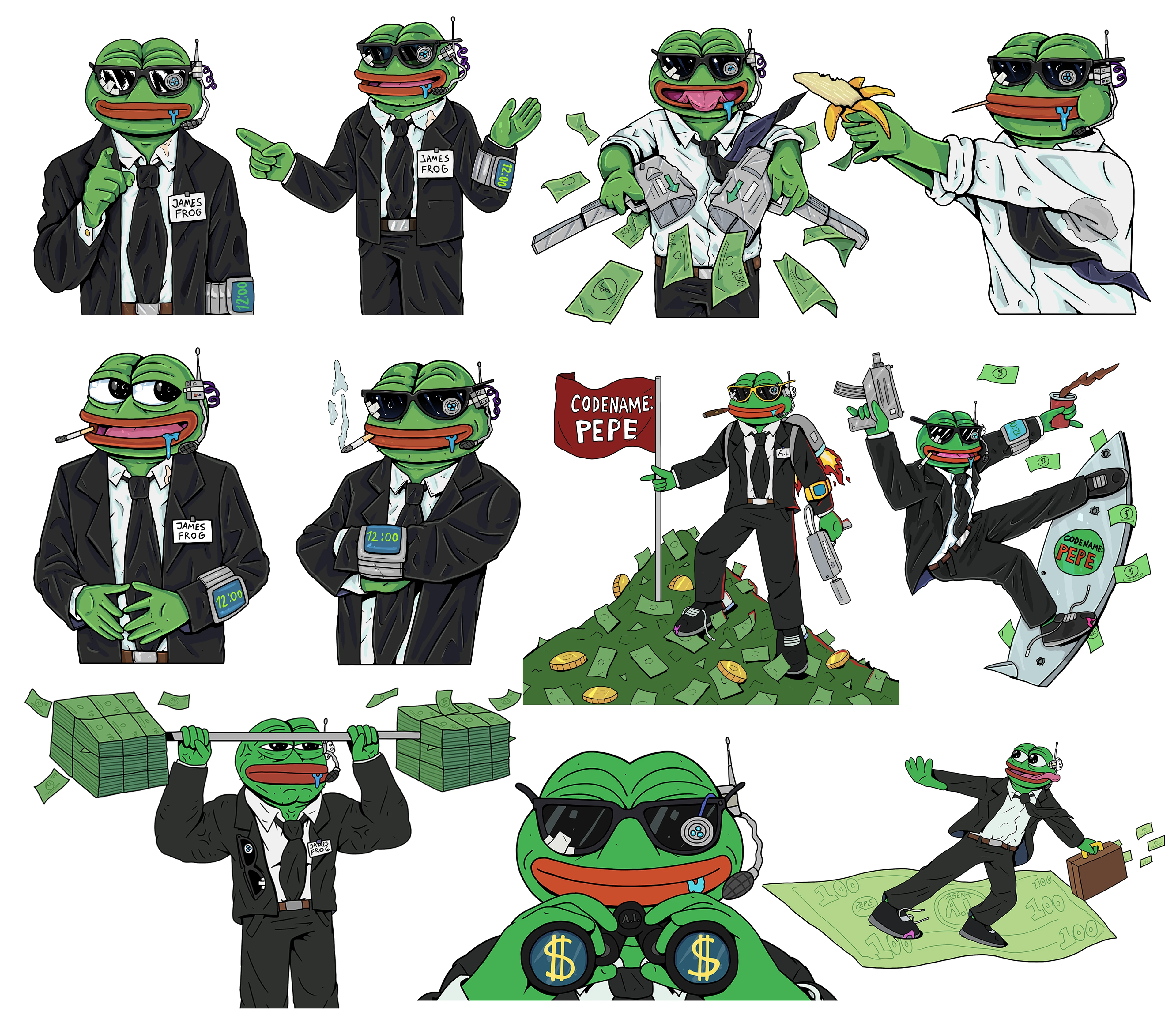 James Frog — Изображение №6 — Брендинг, Иллюстрация на Dprofile