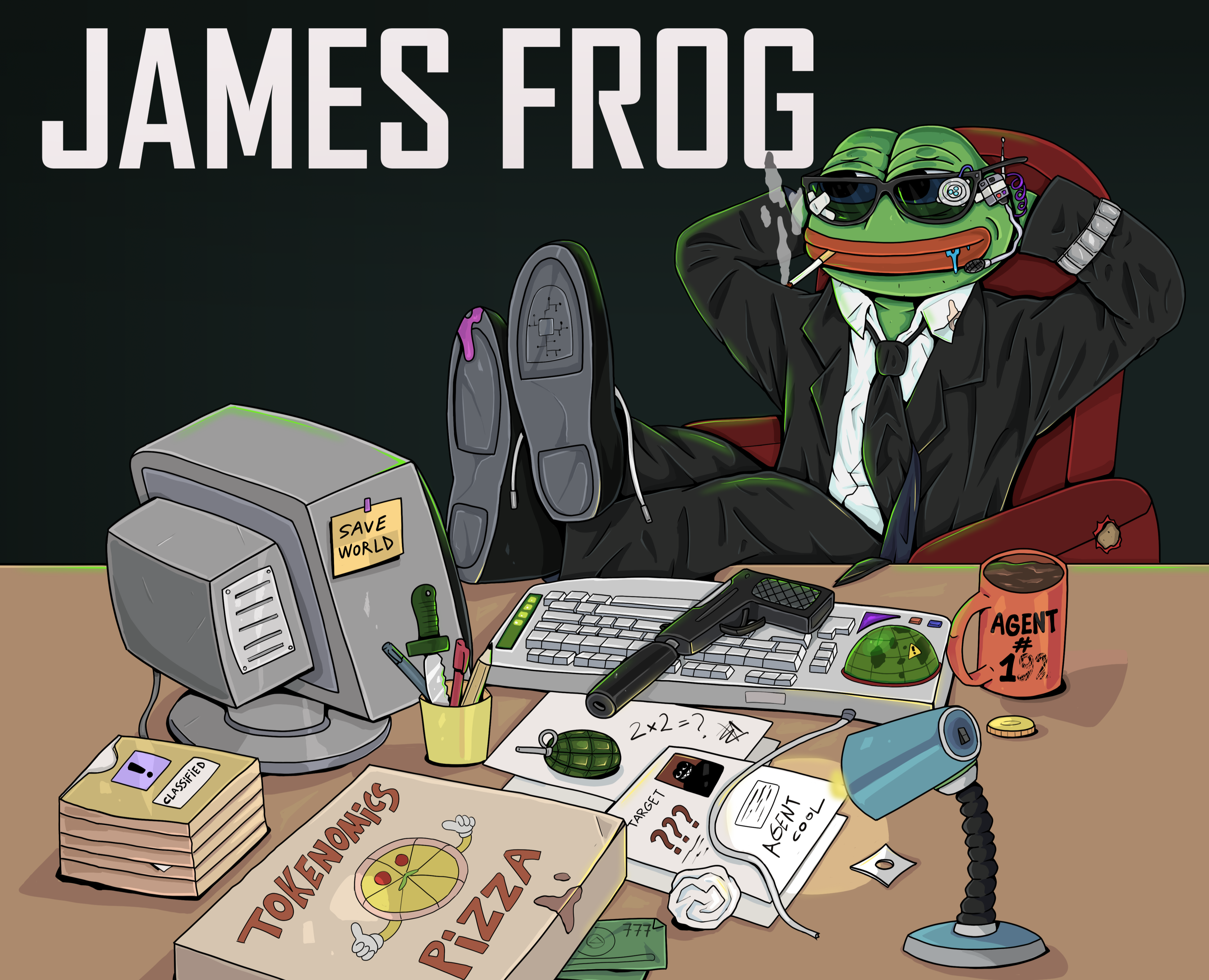 James Frog — Брендинг, Иллюстрация на Dprofile