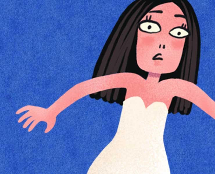 Иллюстрации про страхи и поддержку на Dprofile