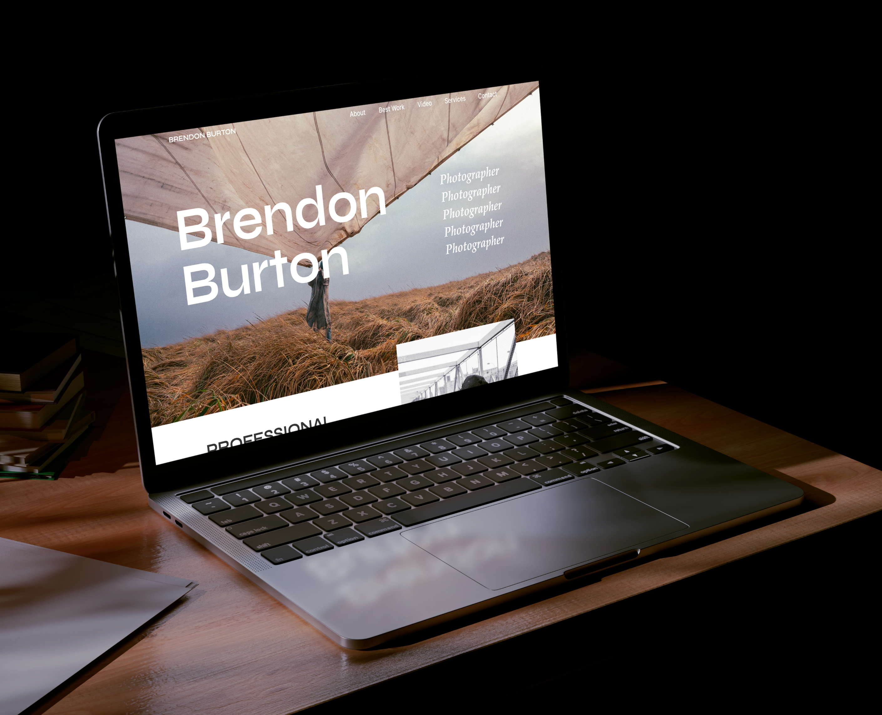 Лендинг для фотографа — Интерфейсы на Dprofile