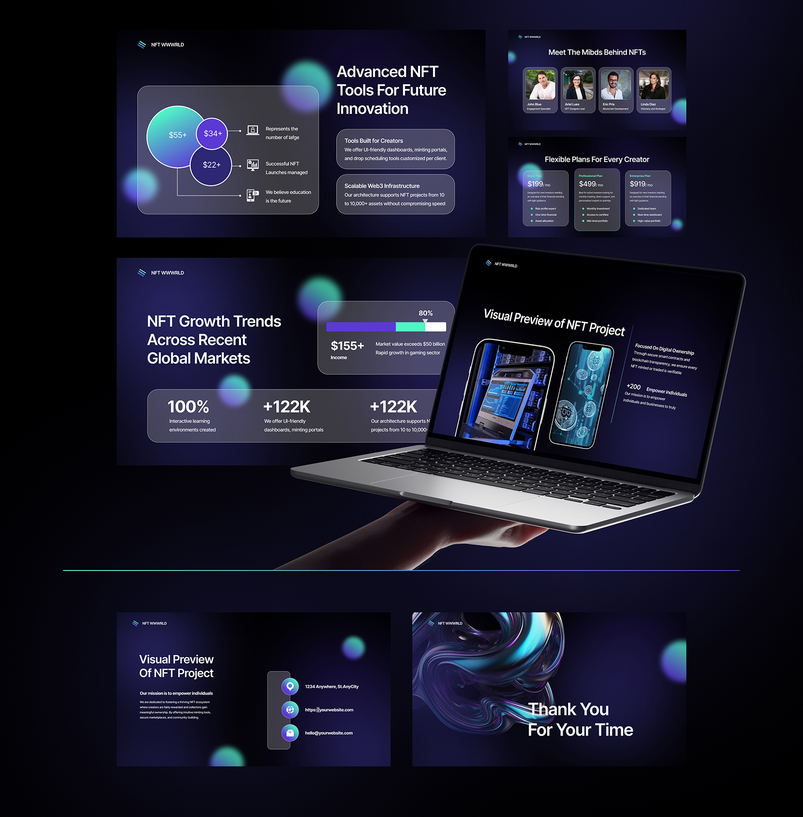 NFT | Crypro | Presentation — Изображение №3 — Графика, Маркетинг на Dprofile
