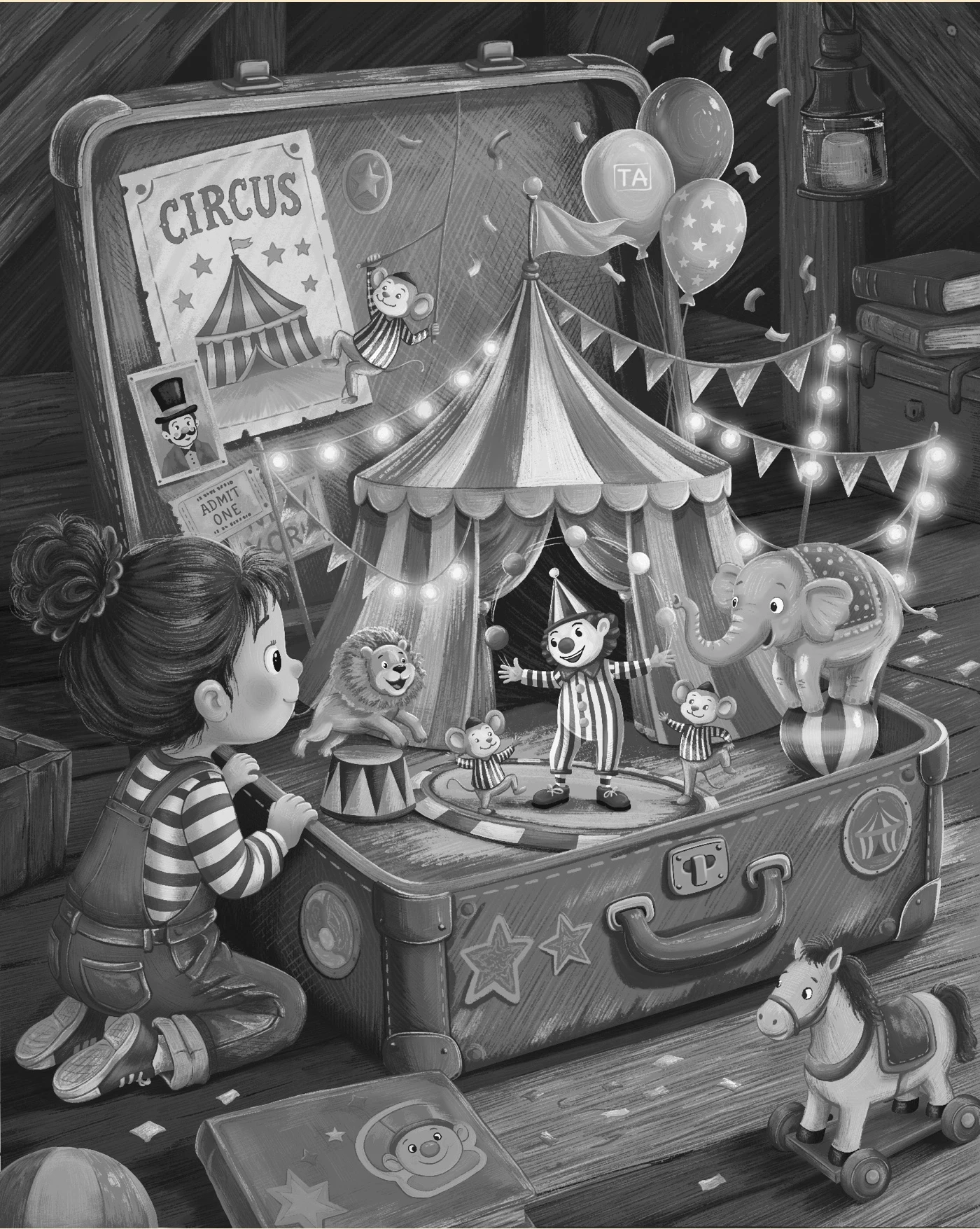 The Mysterious Circus — Изображение №3 — Иллюстрация, Графика на Dprofile