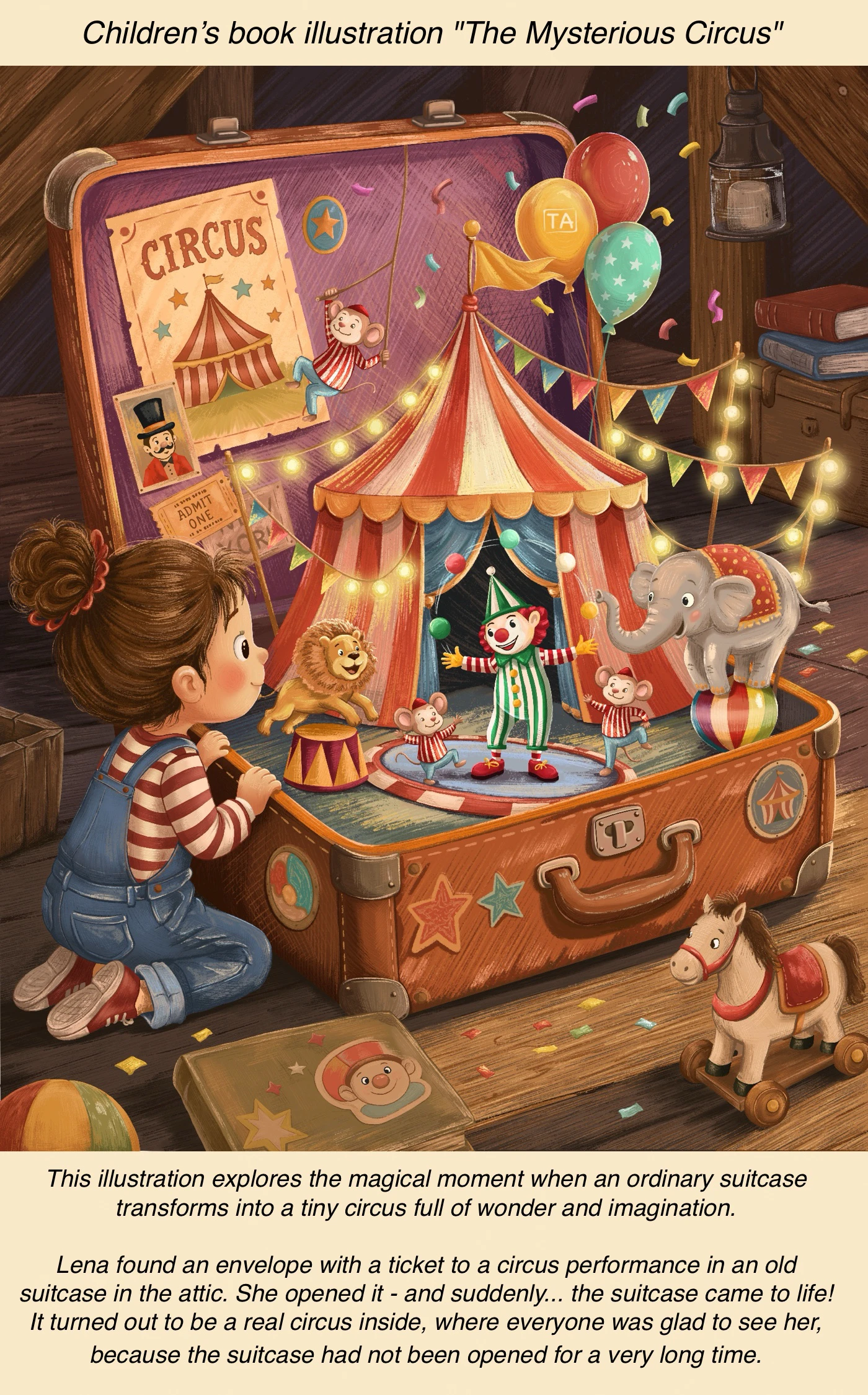 The Mysterious Circus — Изображение №1 — Иллюстрация, Графика на Dprofile