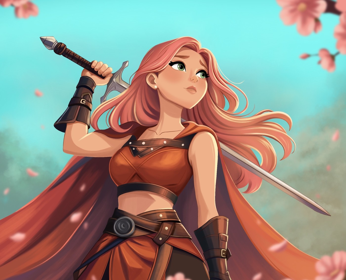 Spring Warrior — Иллюстрация, Графика на Dprofile