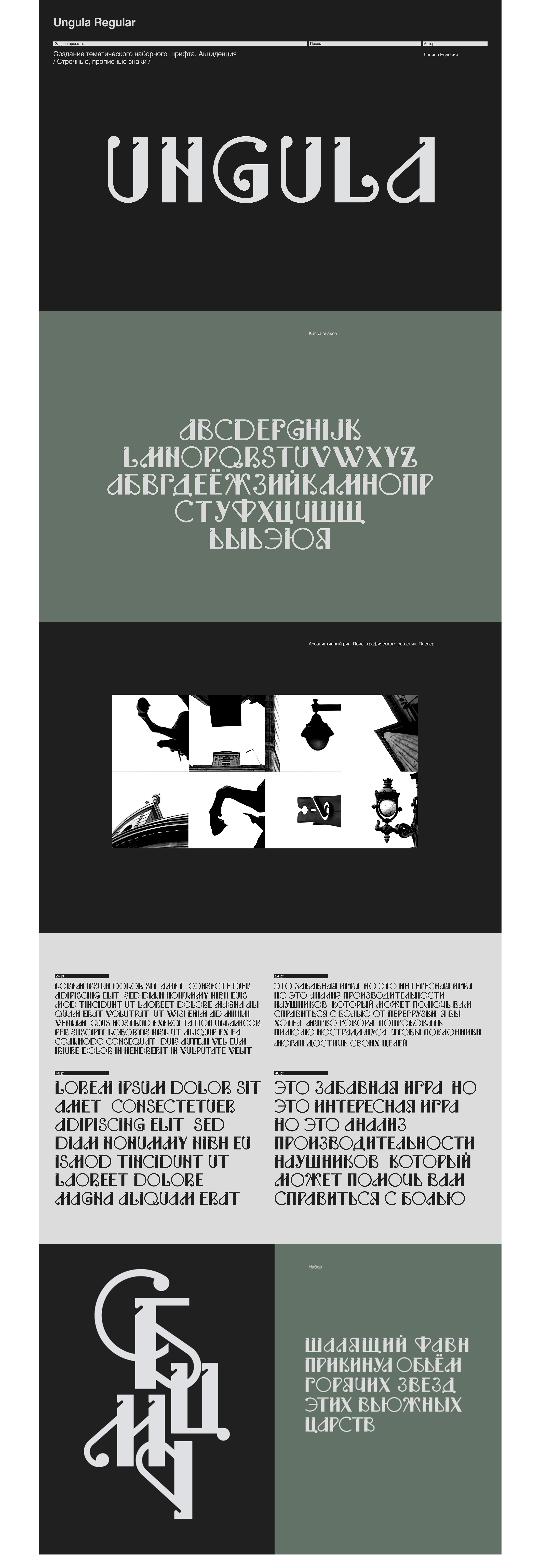 ШРИФТ | UNGULA — Изображение №1 — Брендинг, Графика на Dprofile