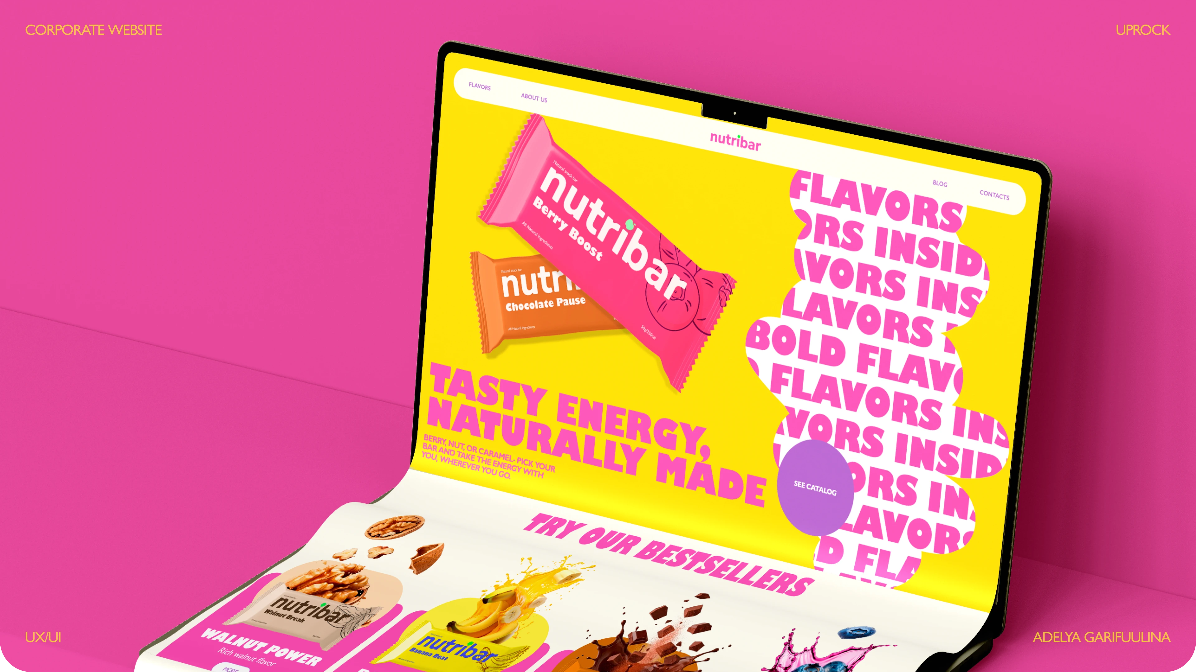 Nutribar | Корпоративный сайт — Изображение №1 — Интерфейсы на Dprofile