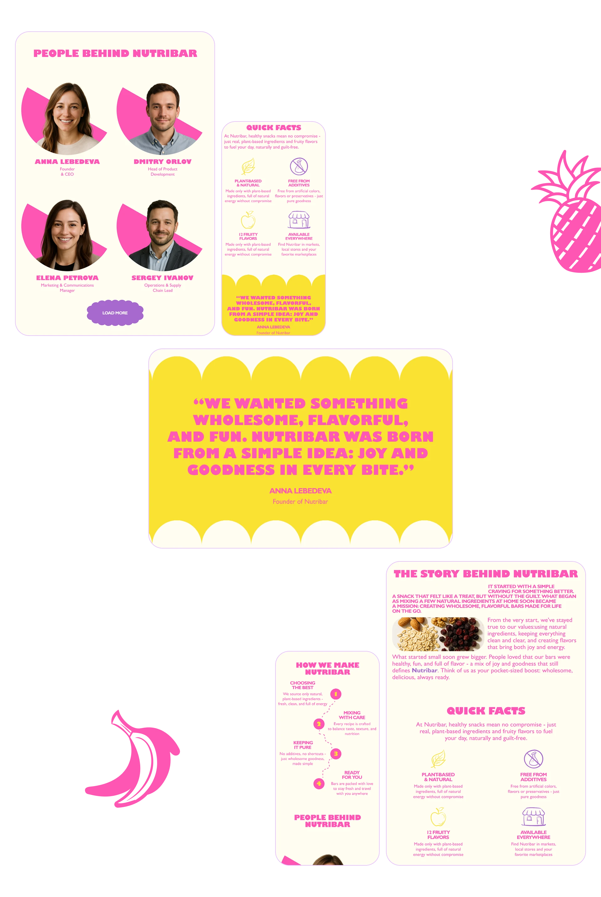 Nutribar | Корпоративный сайт — Изображение №13 — Интерфейсы на Dprofile