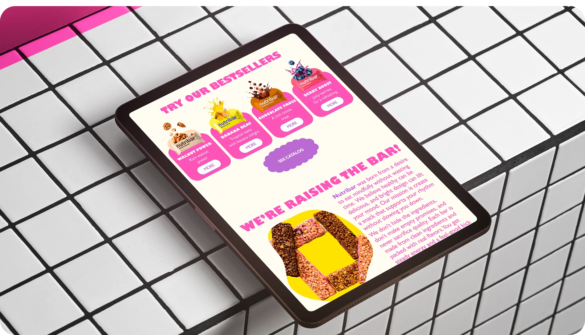 Nutribar | Корпоративный сайт — Изображение №7 — Интерфейсы на Dprofile