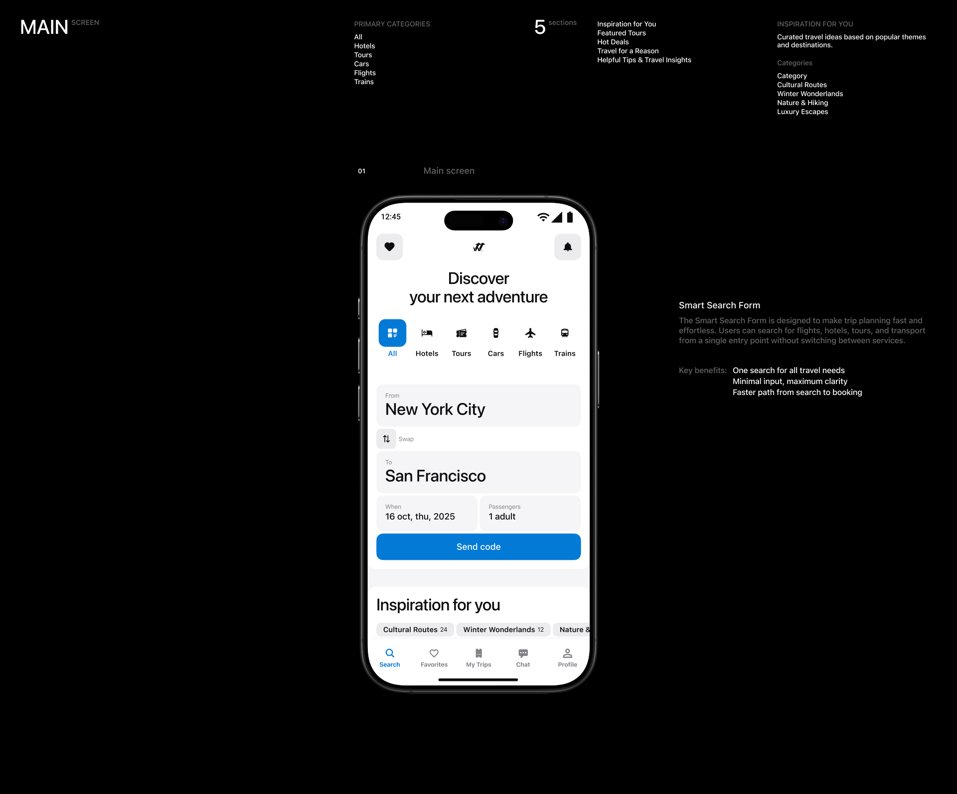 Мобильное приложение для путешествий — Изображение №5 — Интерфейсы на Dprofile