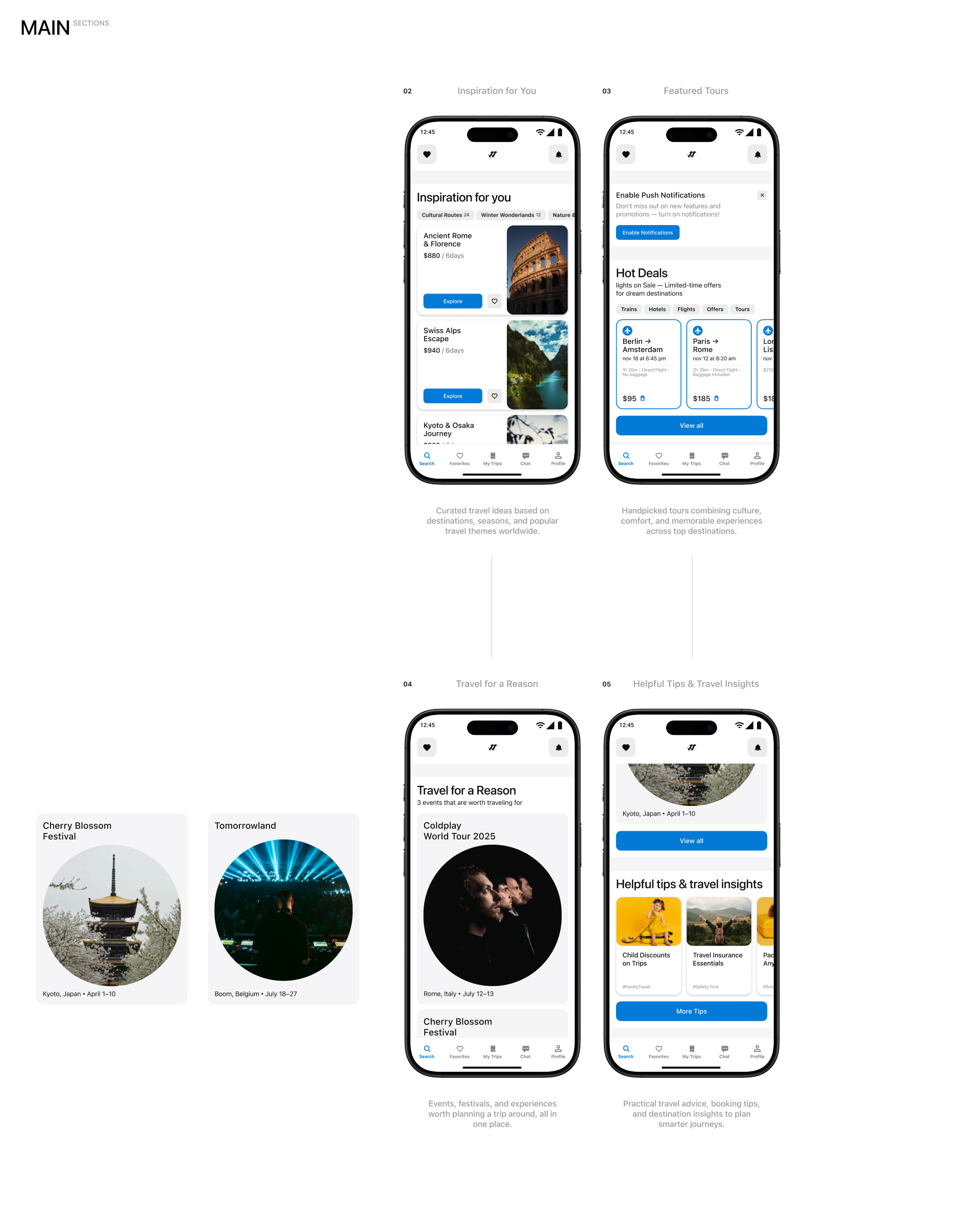 Мобильное приложение для путешествий — Изображение №6 — Интерфейсы на Dprofile