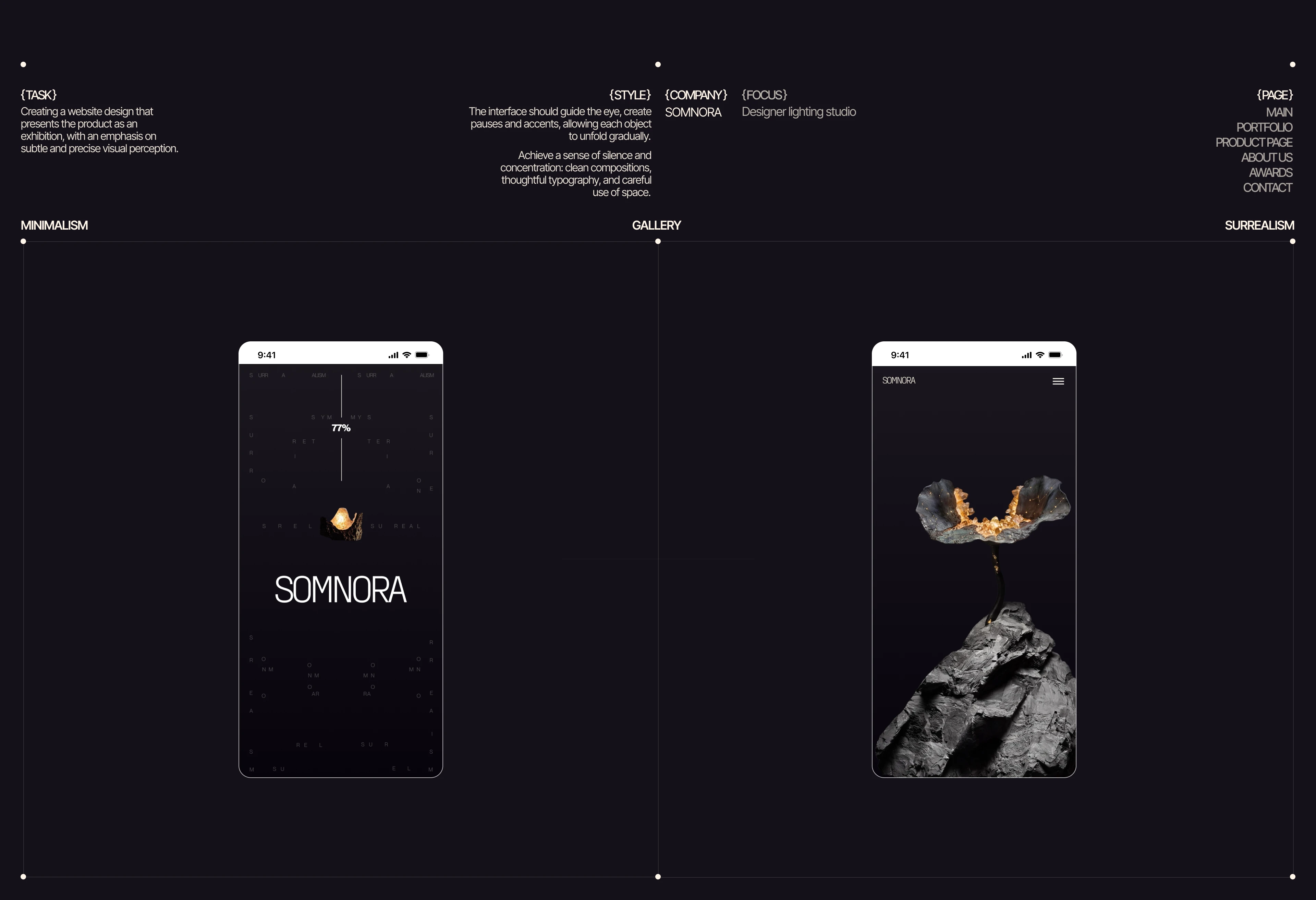 SOMNORA | UI UX DESIGN — Изображение №2 — Интерфейсы, Брендинг на Dprofile