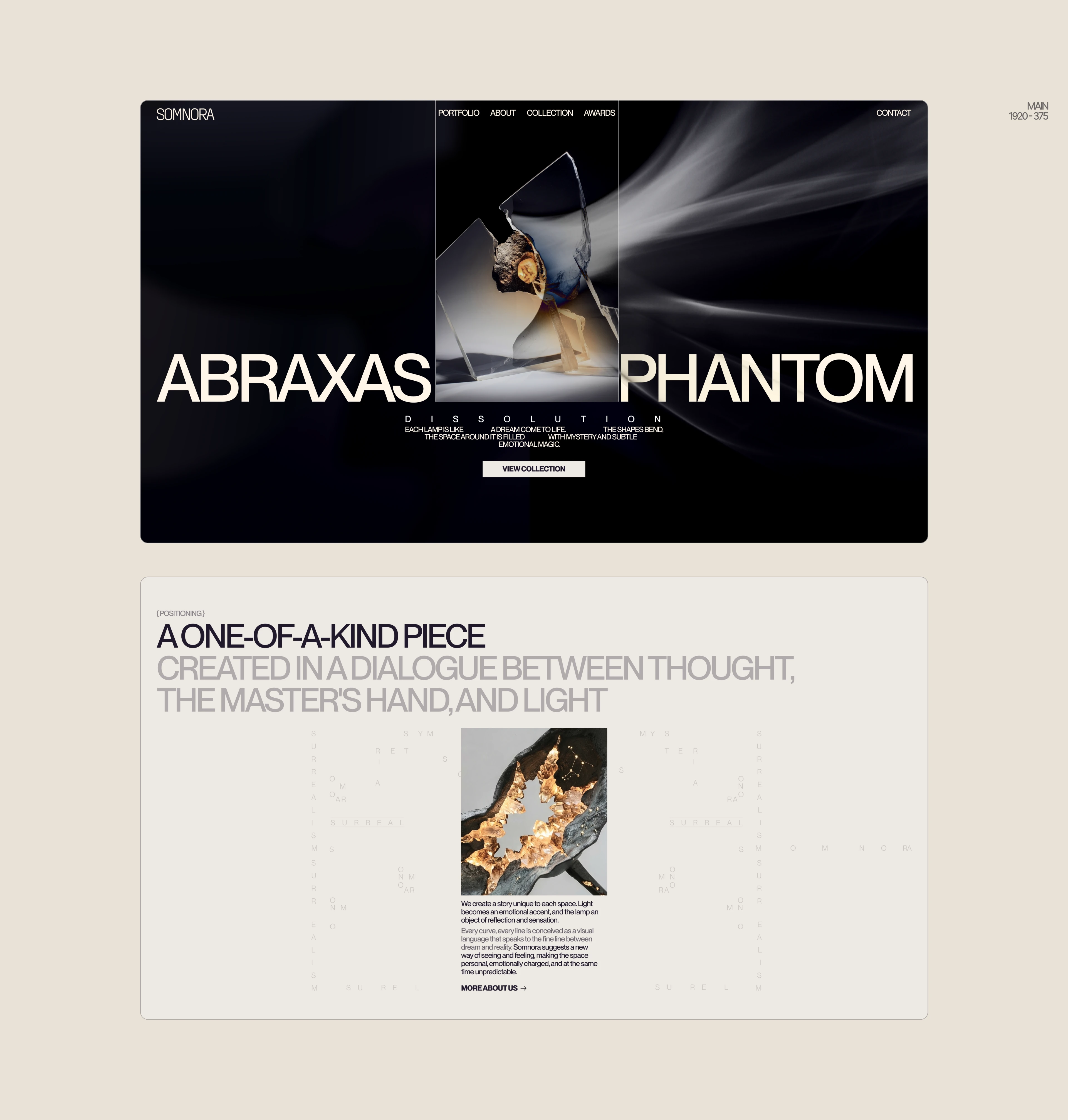 SOMNORA | UI UX DESIGN — Изображение №3 — Интерфейсы, Брендинг на Dprofile