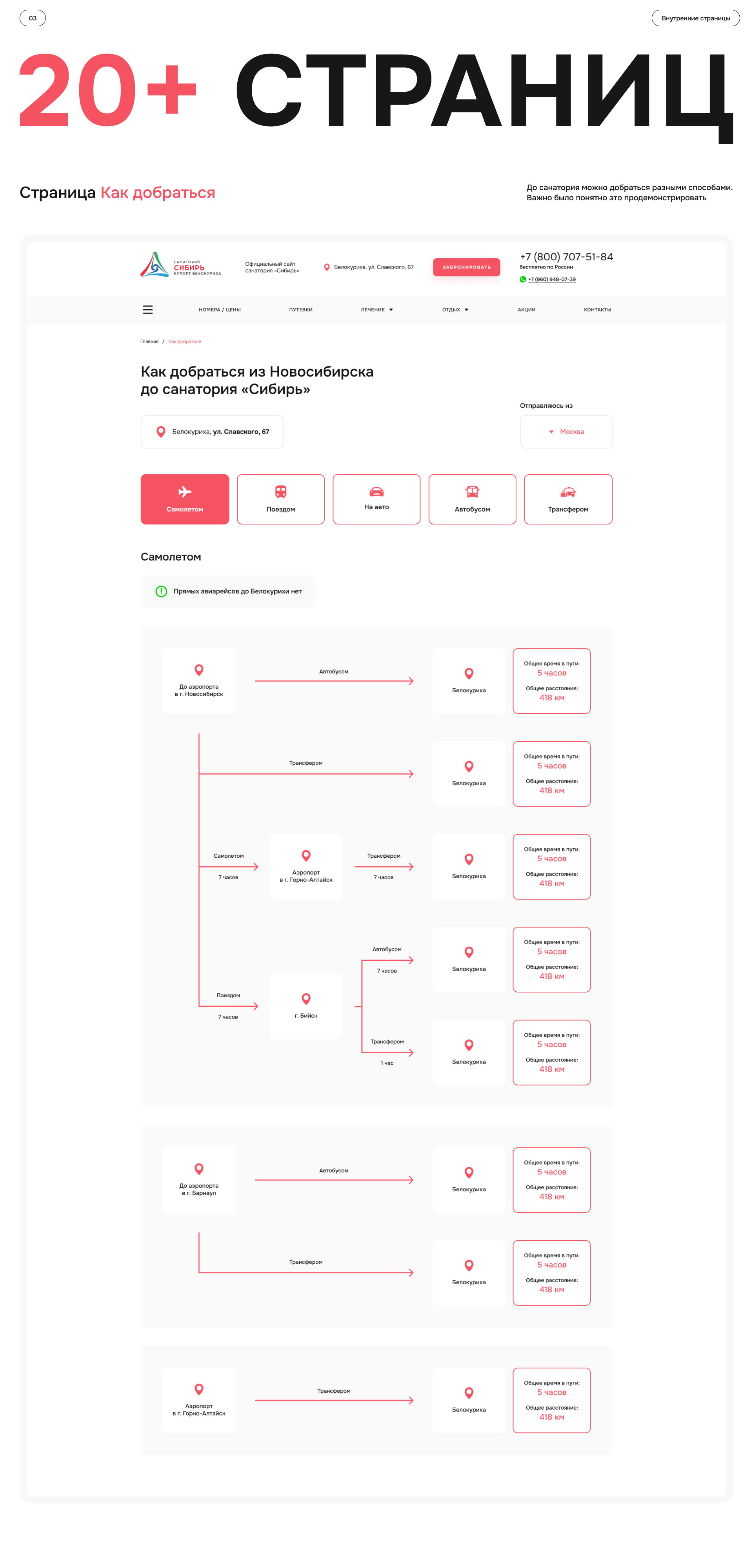 Санаторий «Сибирь» — Изображение №7 — Интерфейсы на Dprofile