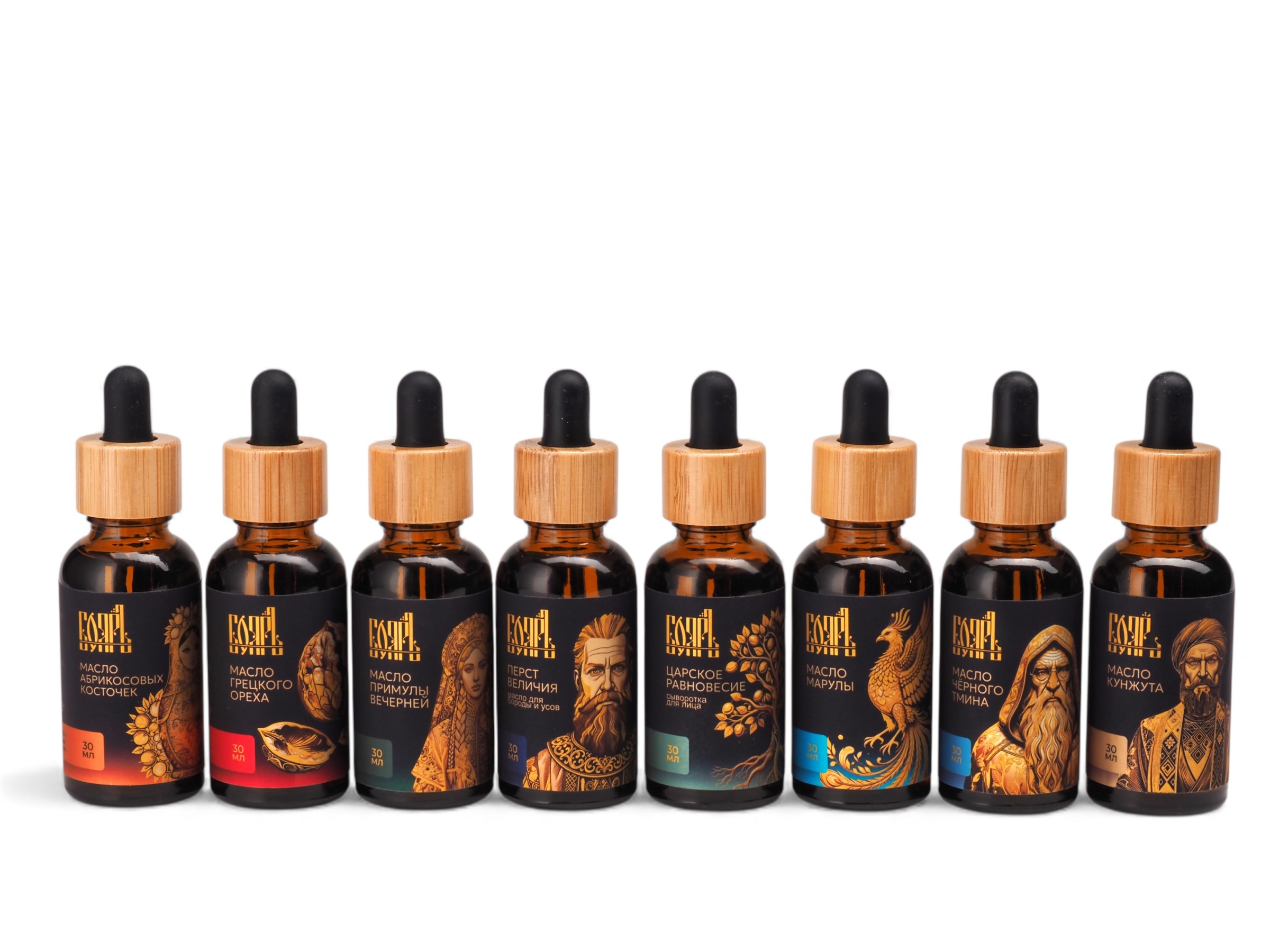 Разработка дизайна этикетки для премиум-масел «БоярЪ» — Изображение №1 — Брендинг на Dprofile